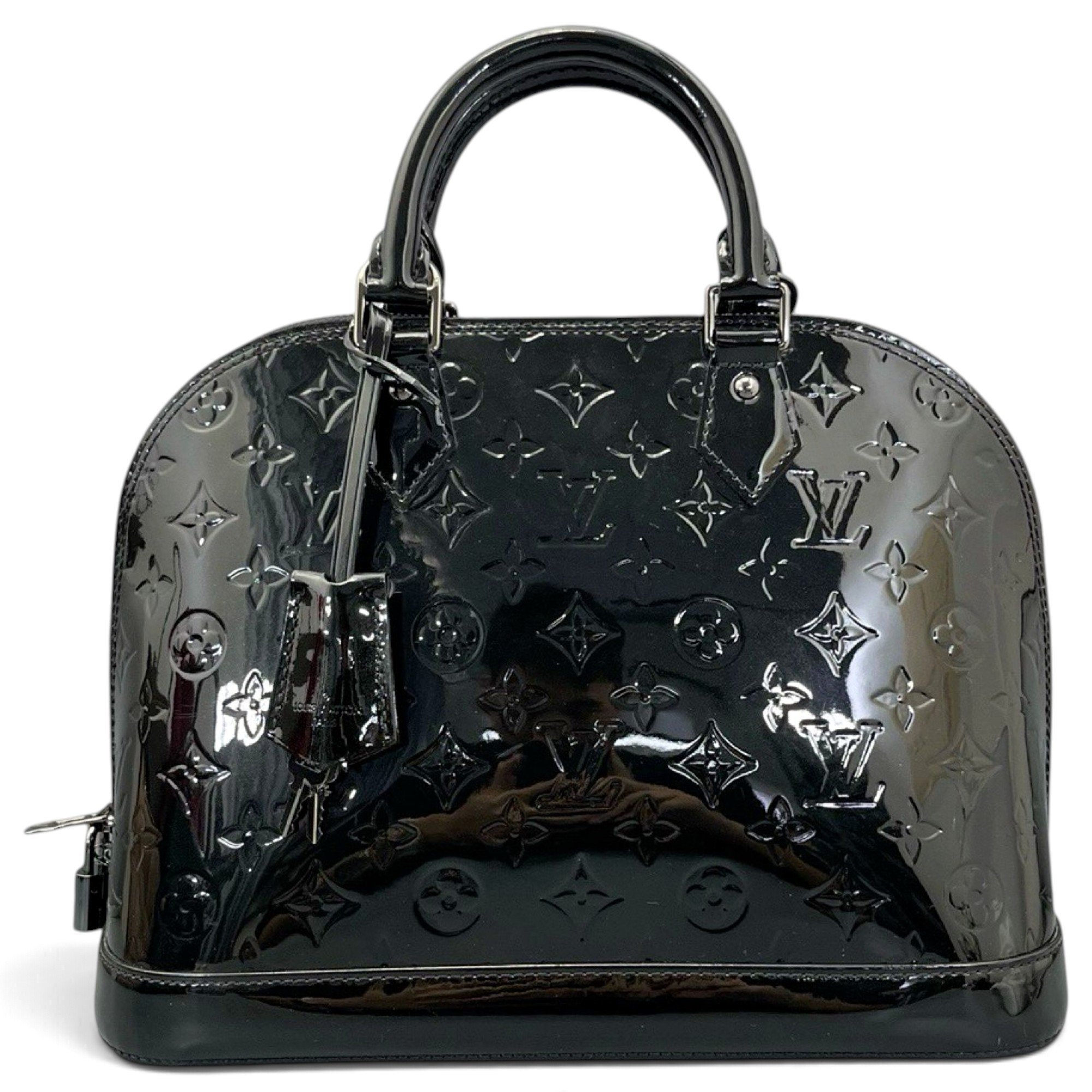 Alma patent leather handbag