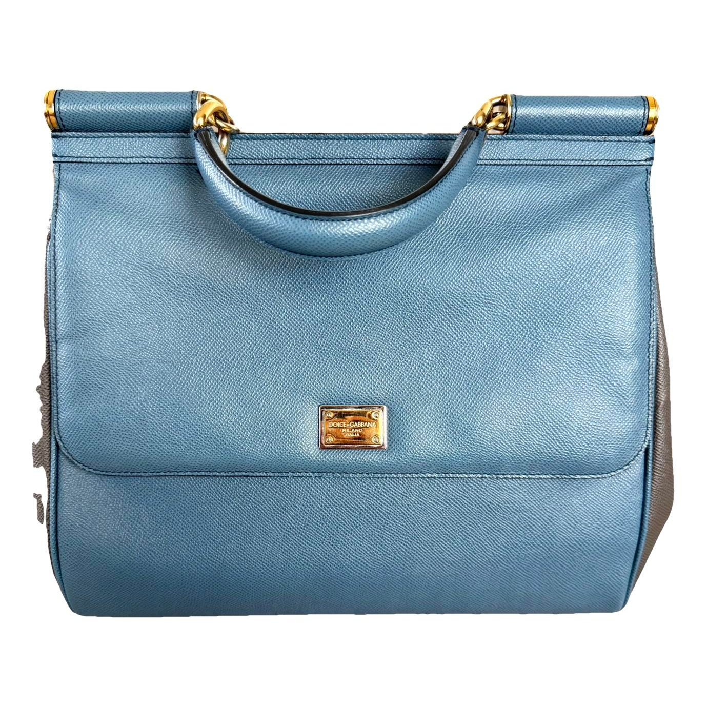 Dolce & Gabbana Sicily leather handbag