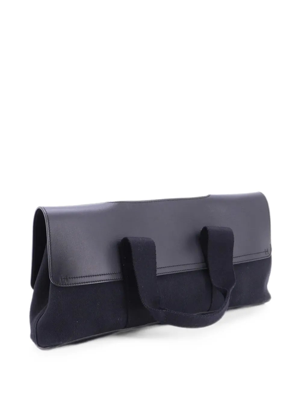 Hermes Valparaiso East West Bag Toile and Leather PM satchel