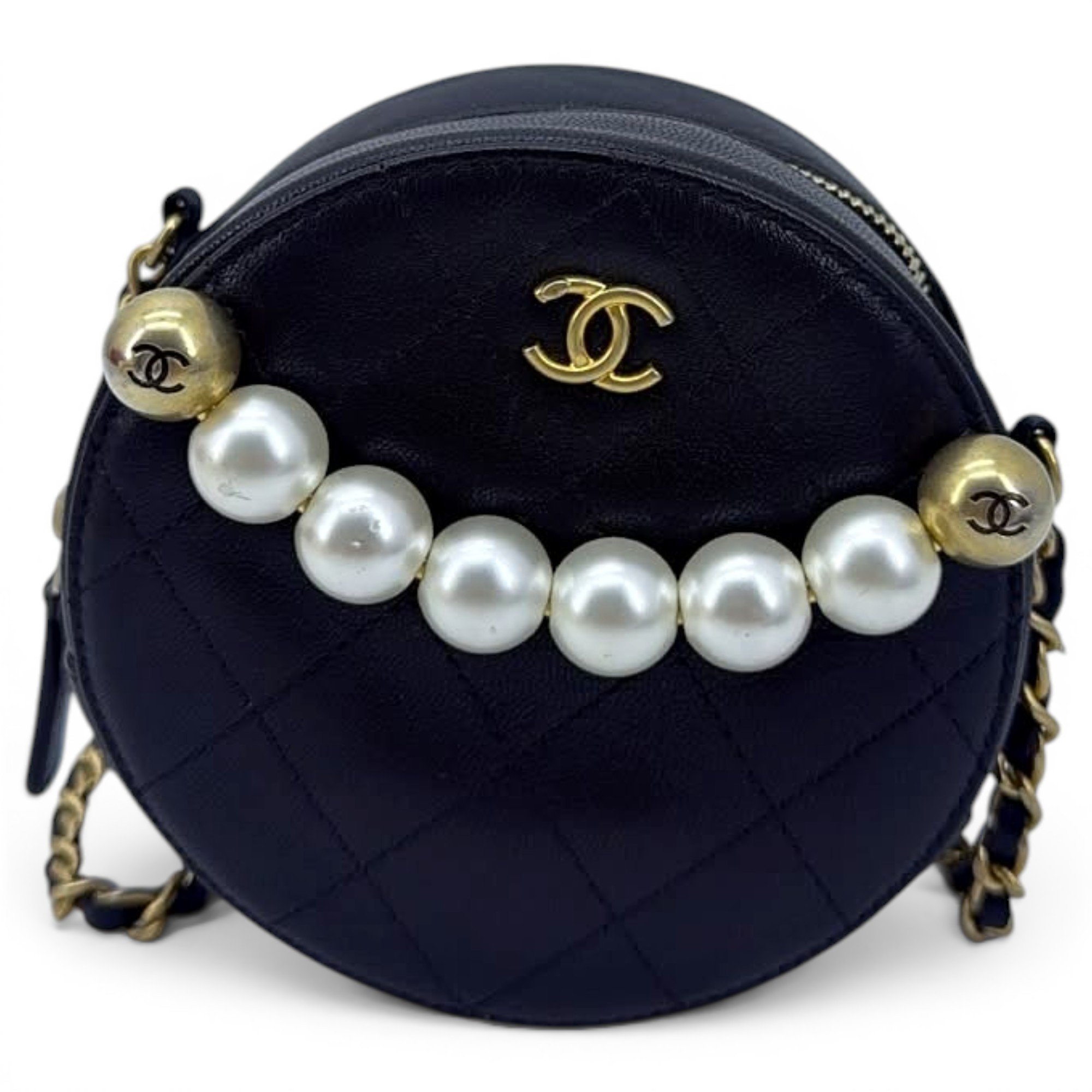 Pearl Bag leather mini bag