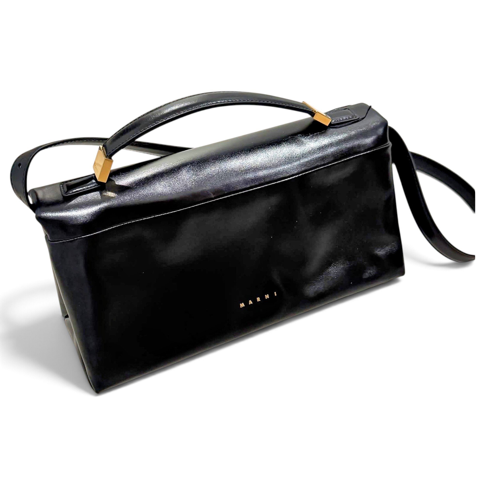 Prisma leather handbag