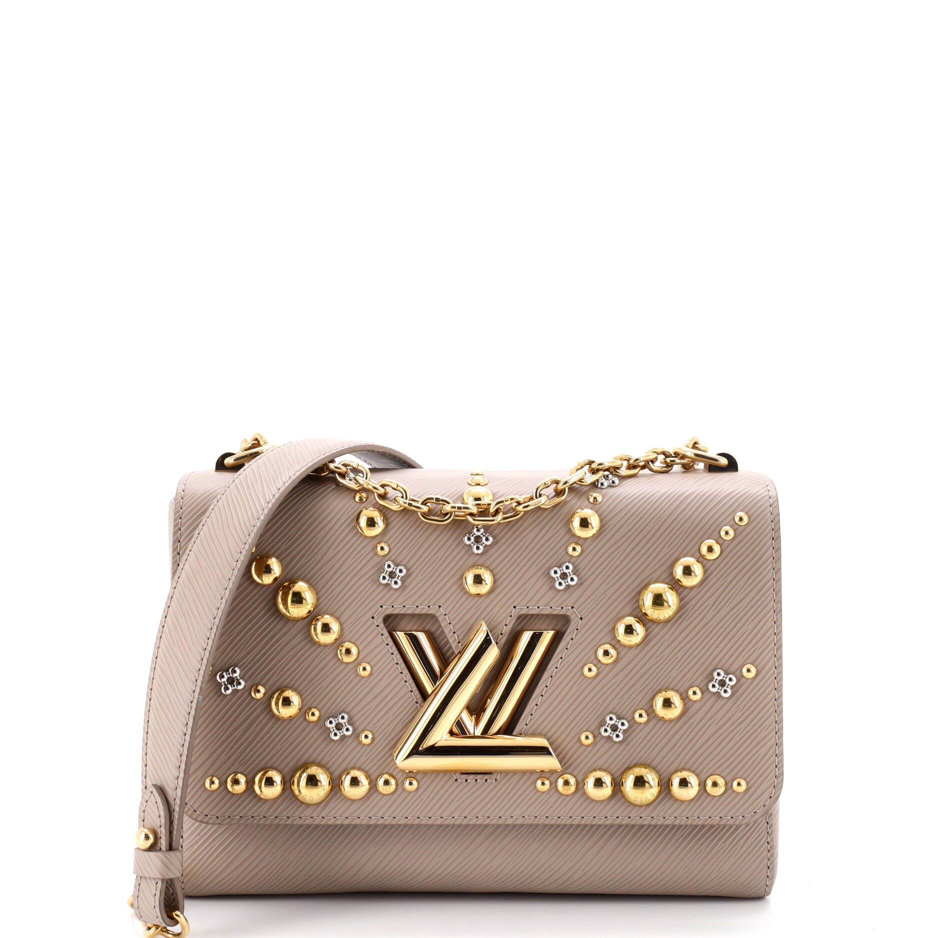 Twist Handbag Epi Leather with Studded Detail MM