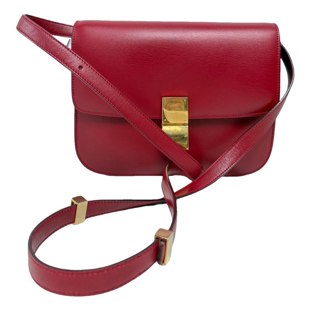 Classic leather crossbody bag
