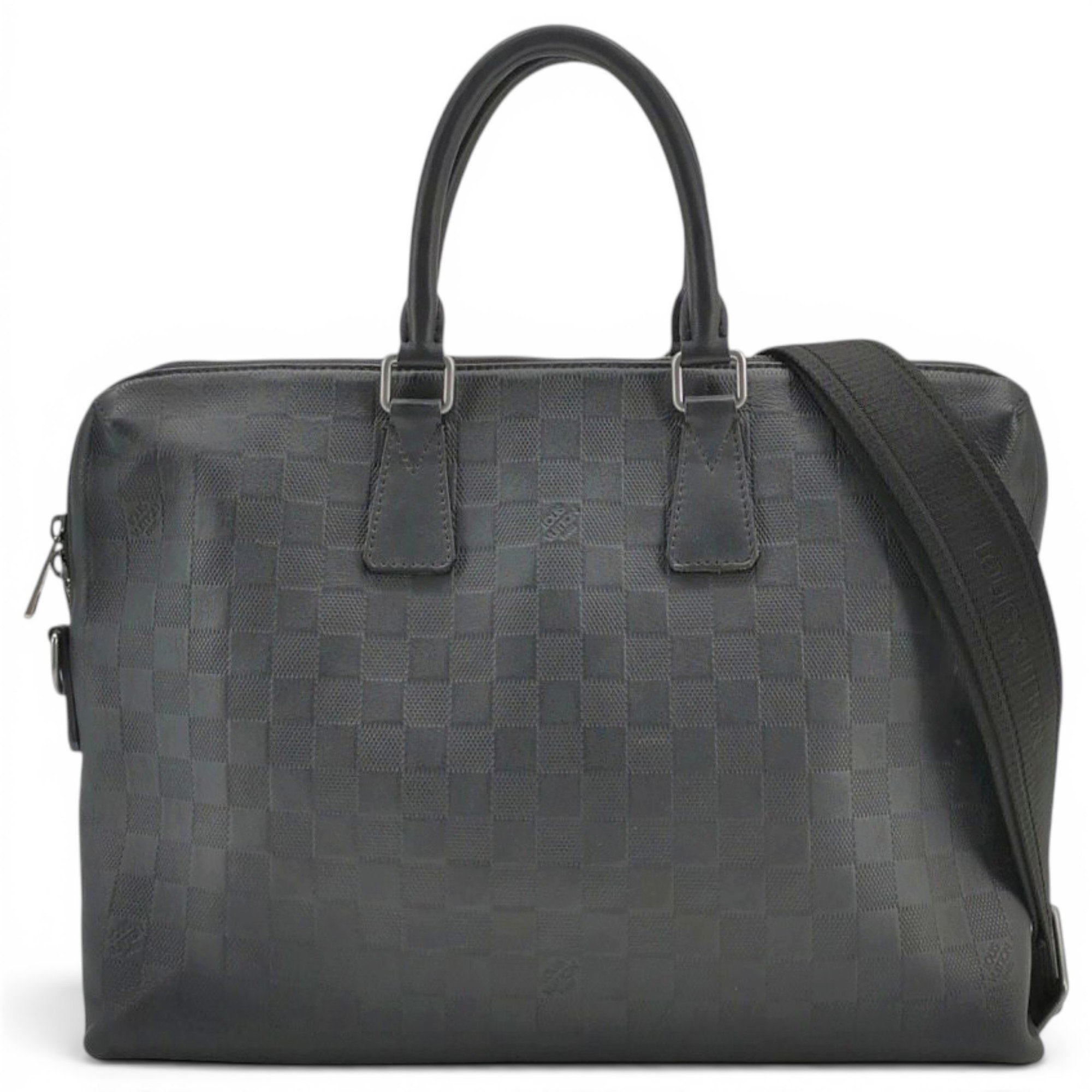 Porte Documents Voyage leather handbag