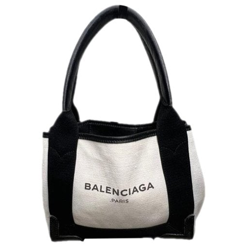 Navy cabas cloth tote