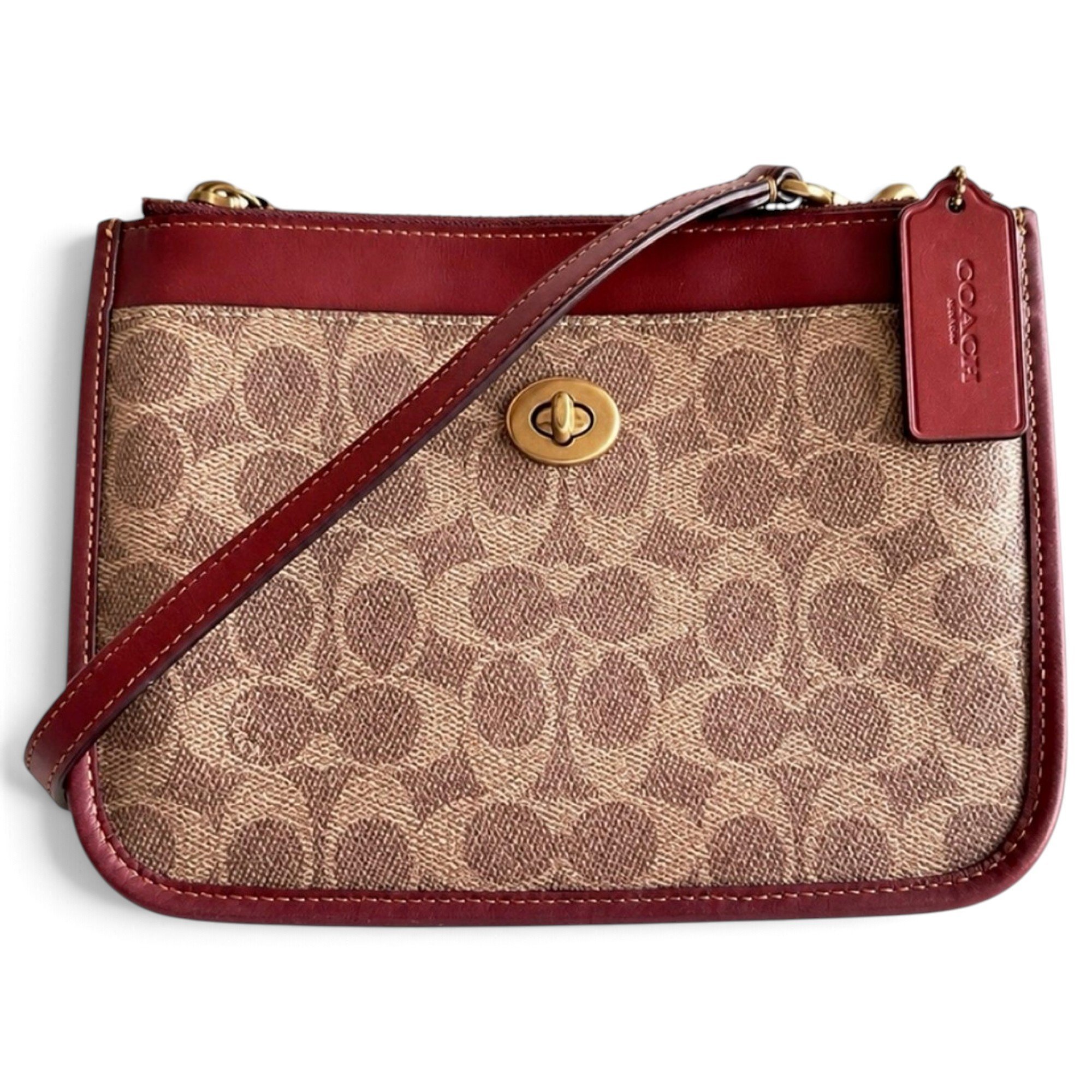 Leather crossbody bag