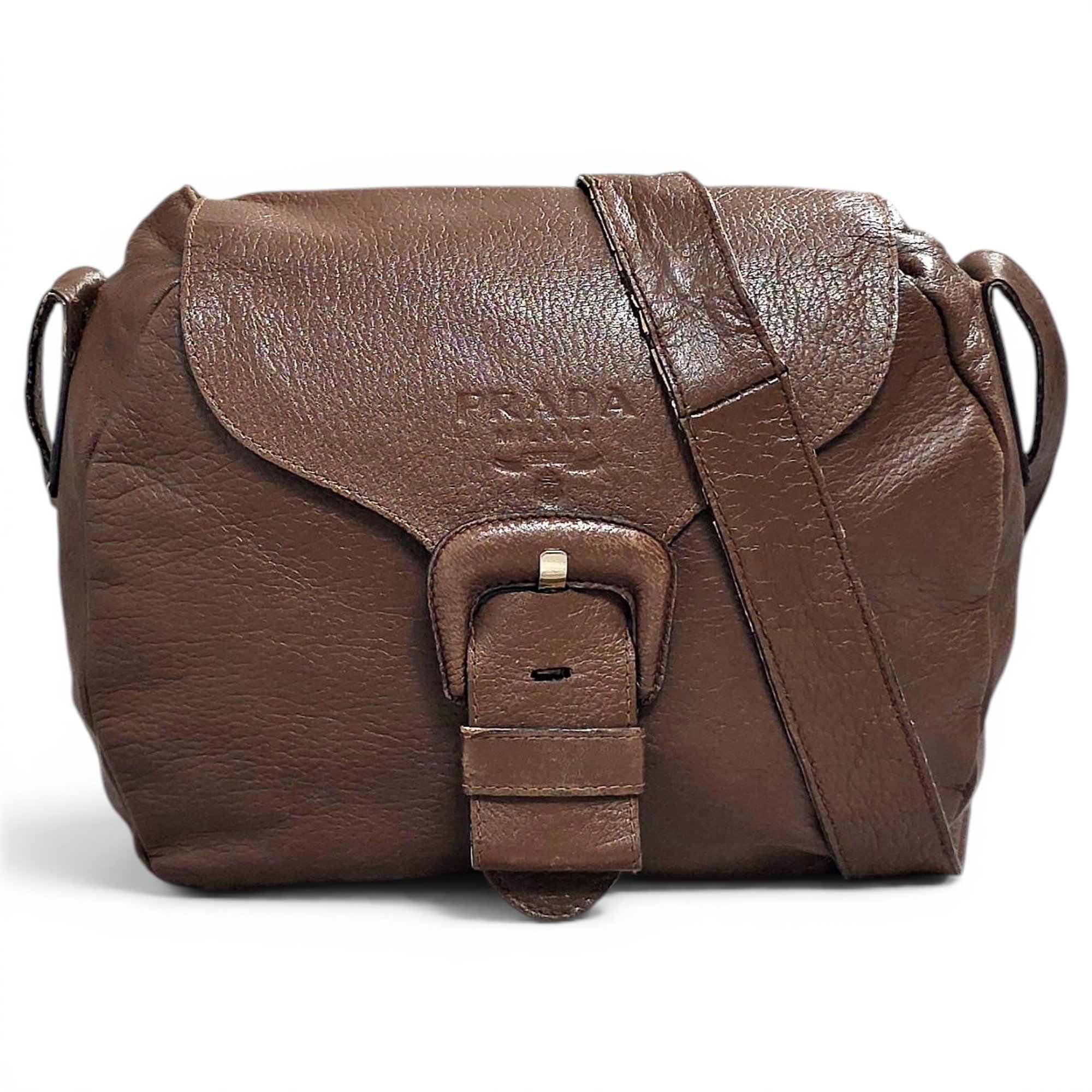 Moon leather handbag