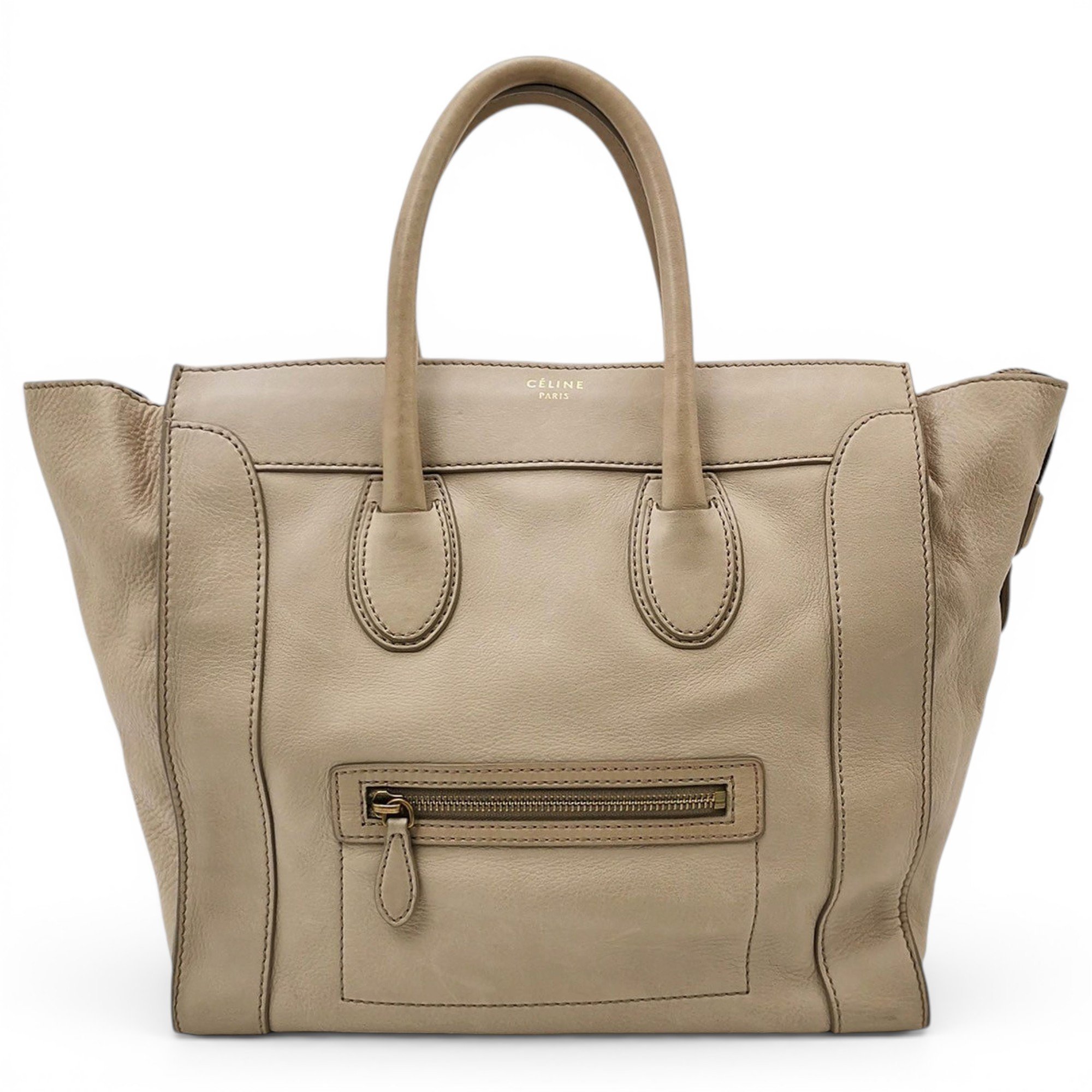 Luggage leather handbag