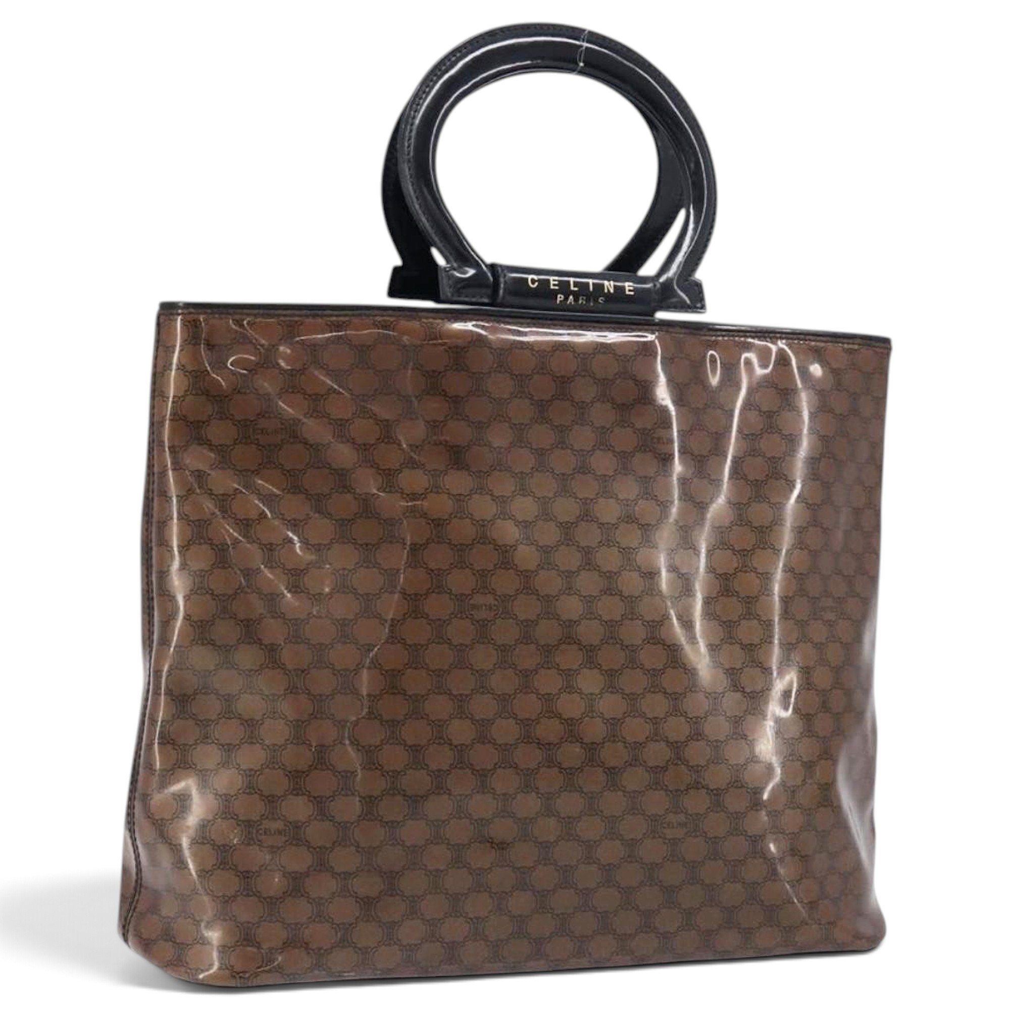 Vinyl handbag