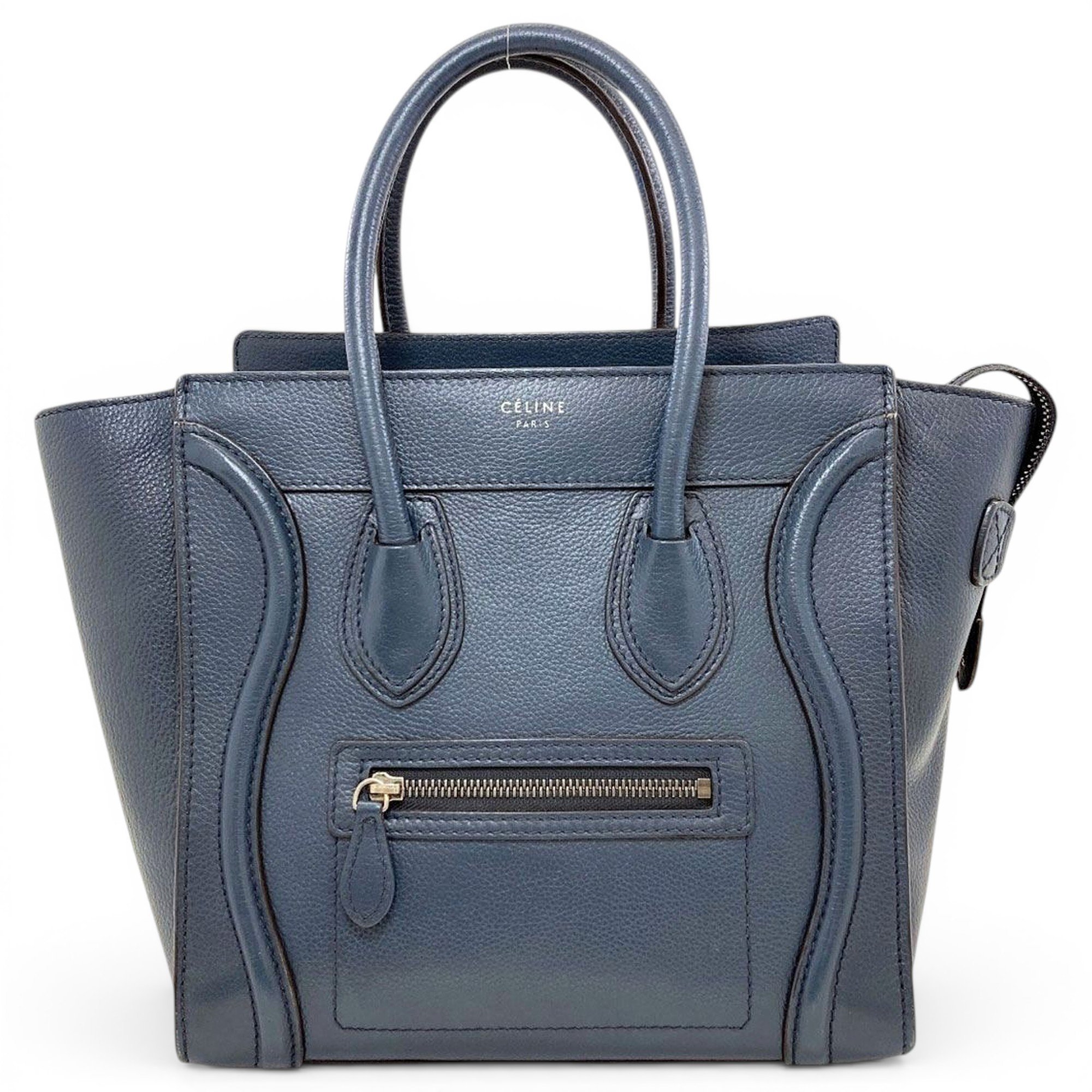 Luggage leather tote
