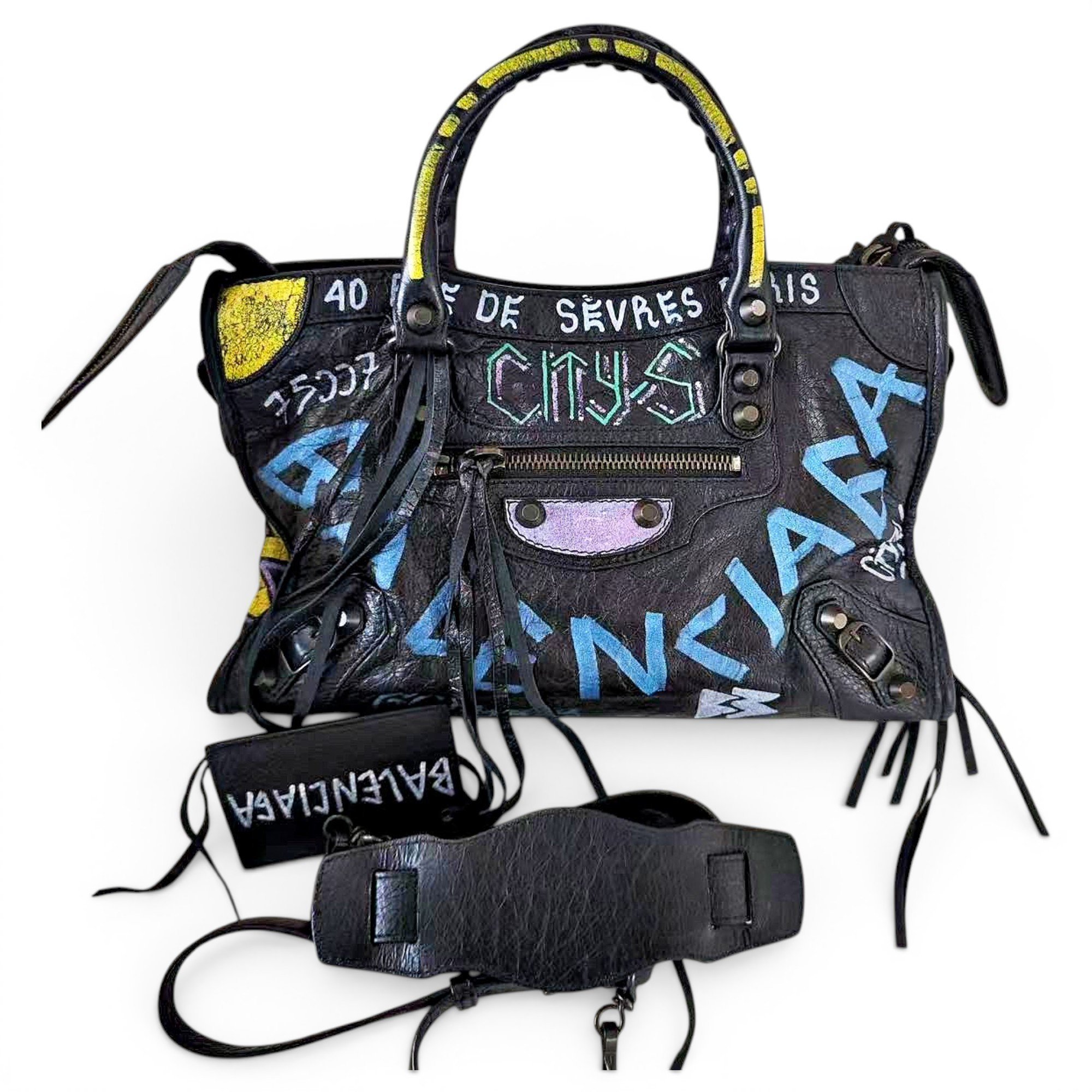 Balenciaga City leather handbag