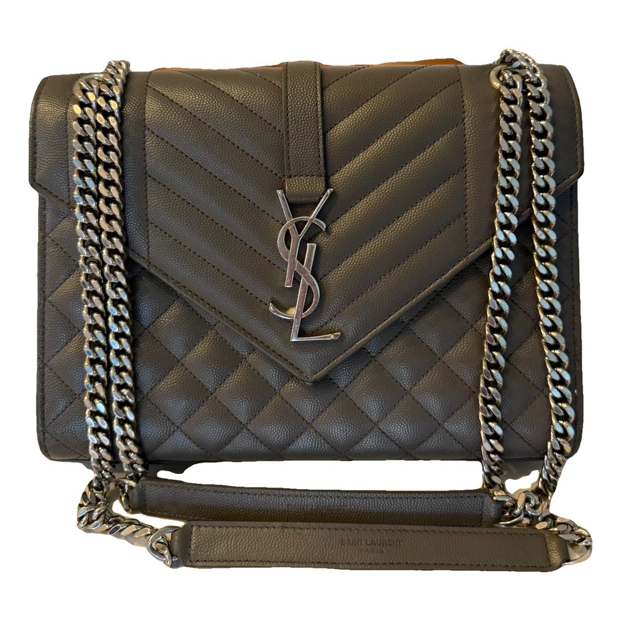 Envelope leather crossbody bag