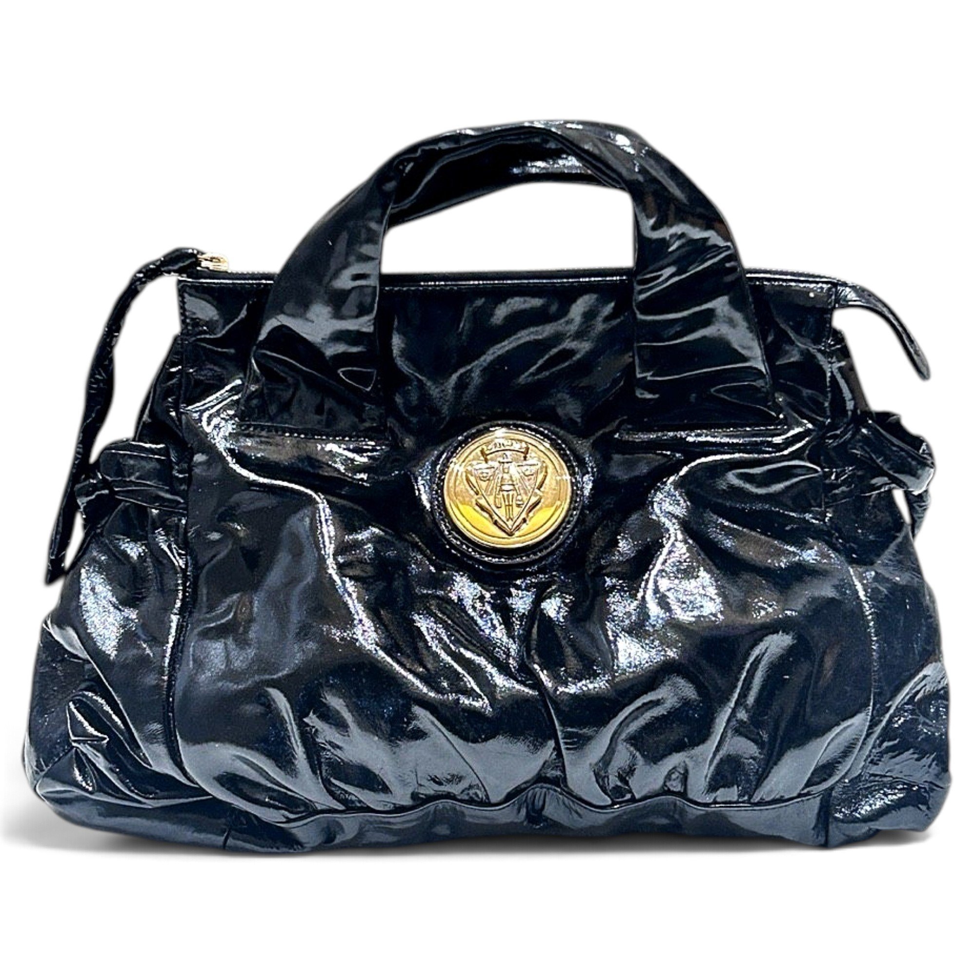 Babouska Hysteria patent leather handbag