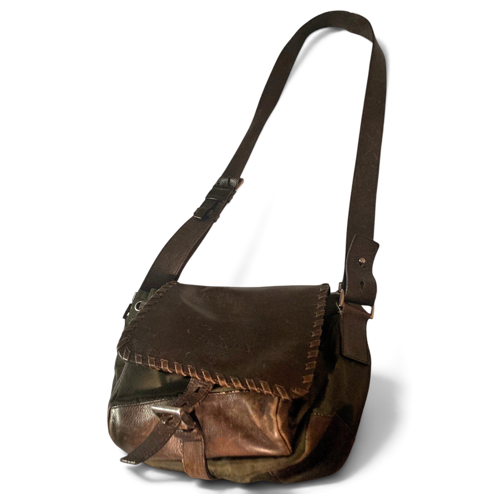 Leather crossbody bag
