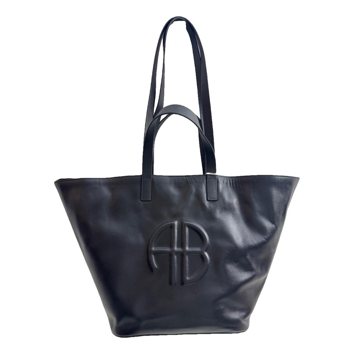Leather tote