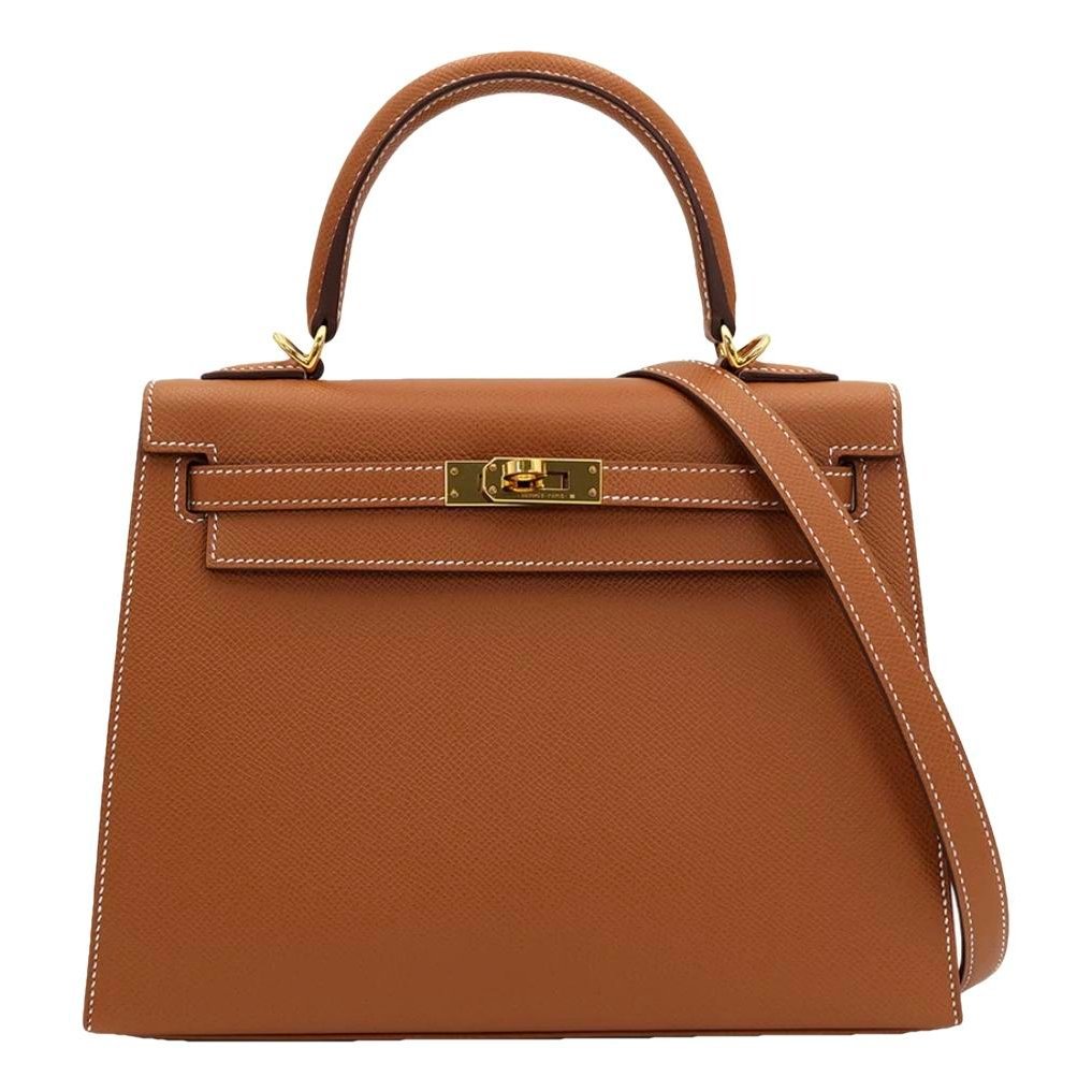 Kelly 25 leather handbag