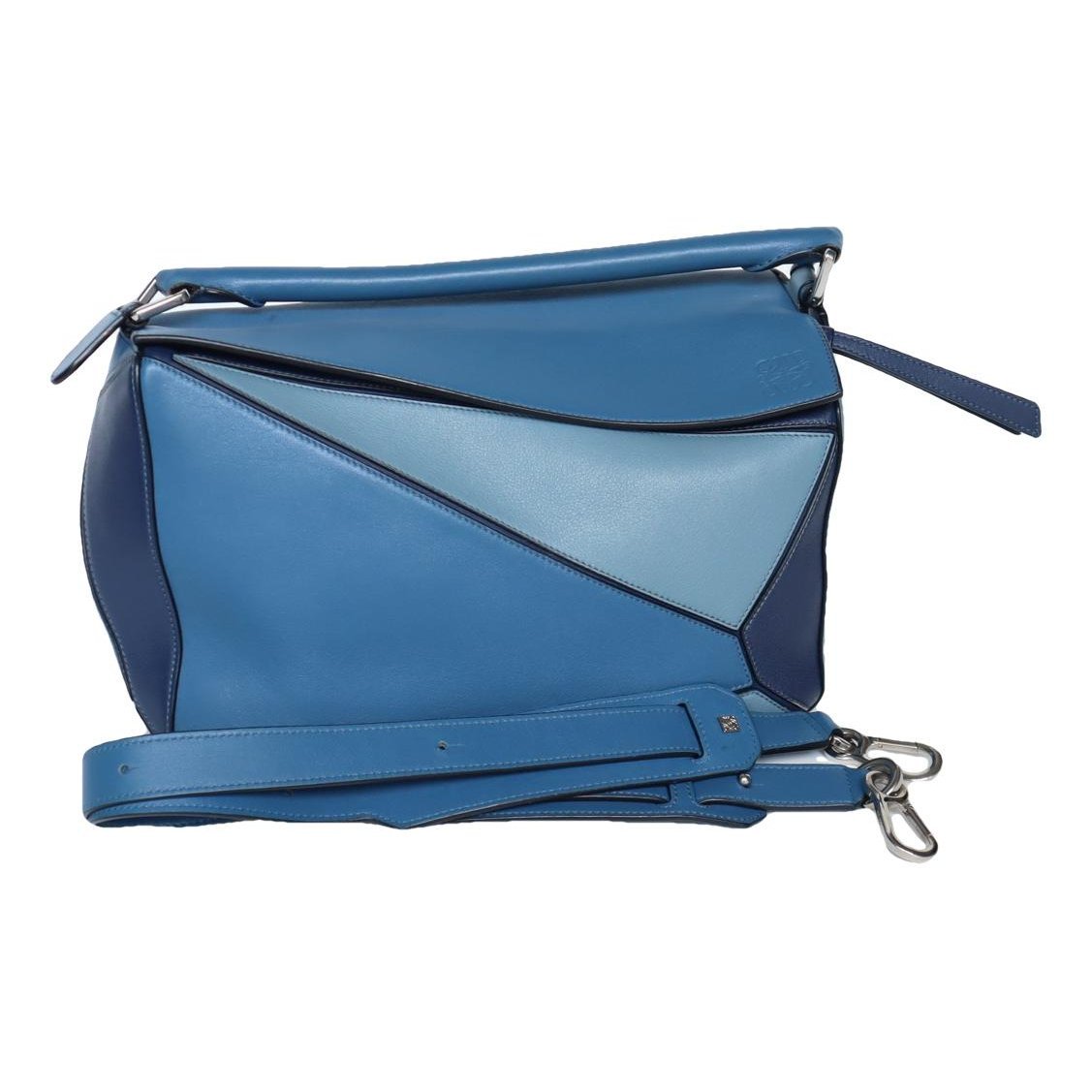 Puzzle leather handbag