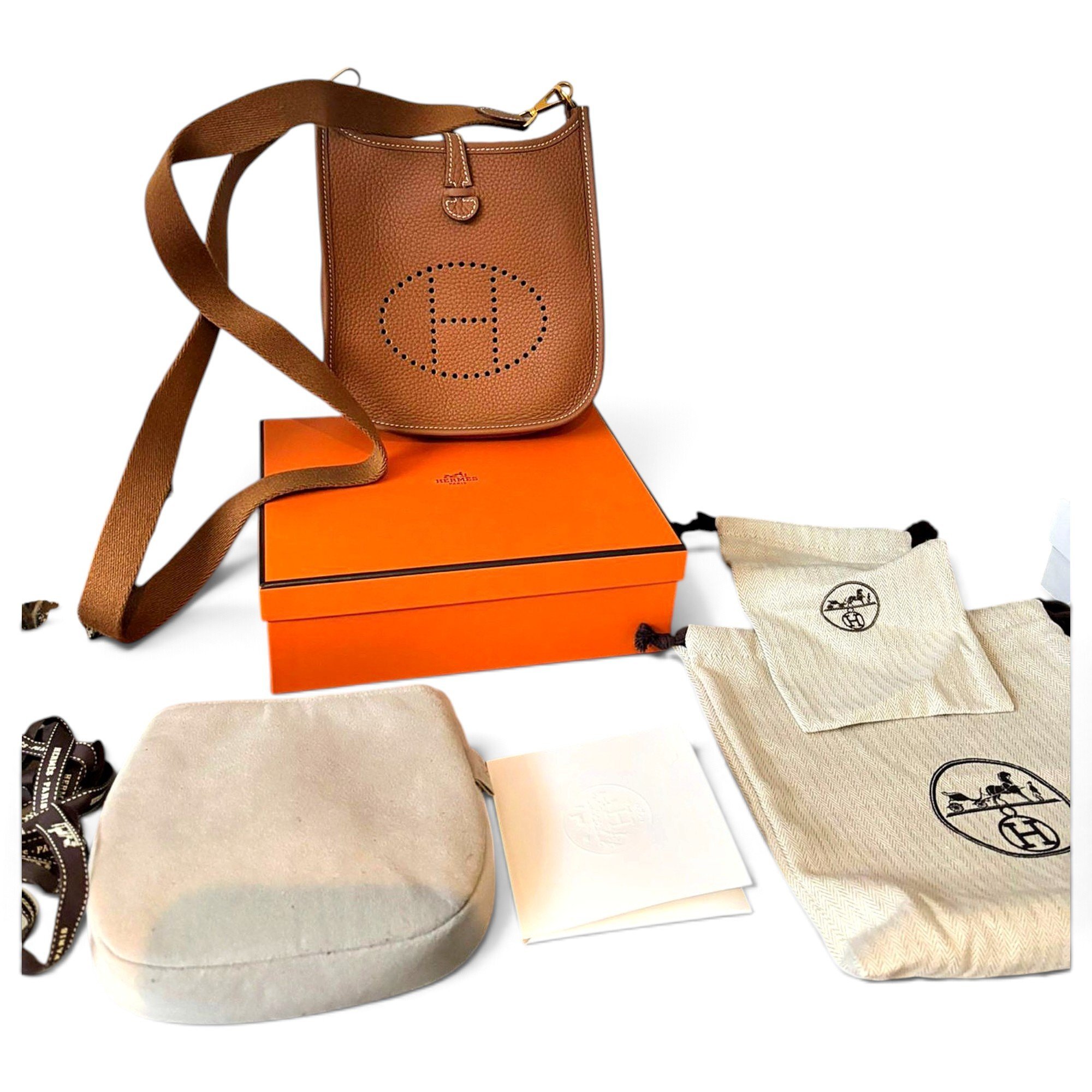 Evelyne leather crossbody bag