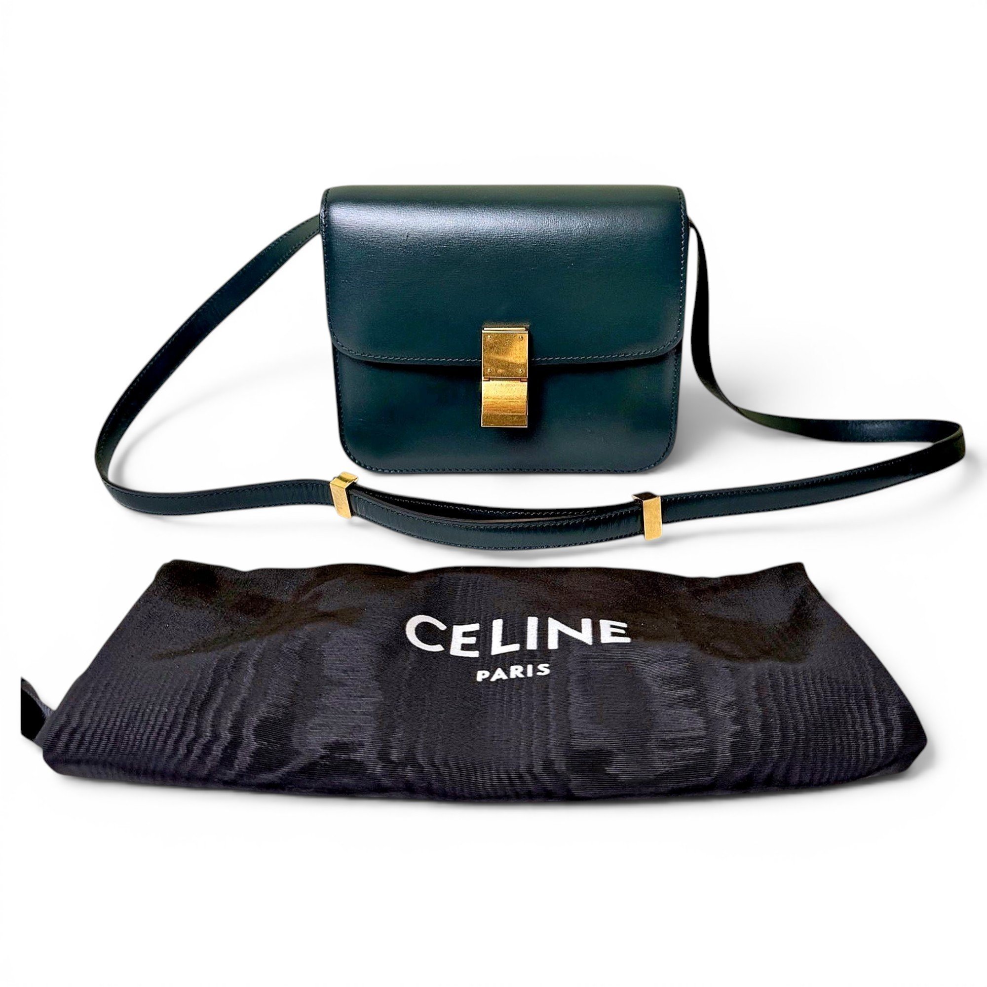 Classic leather handbag