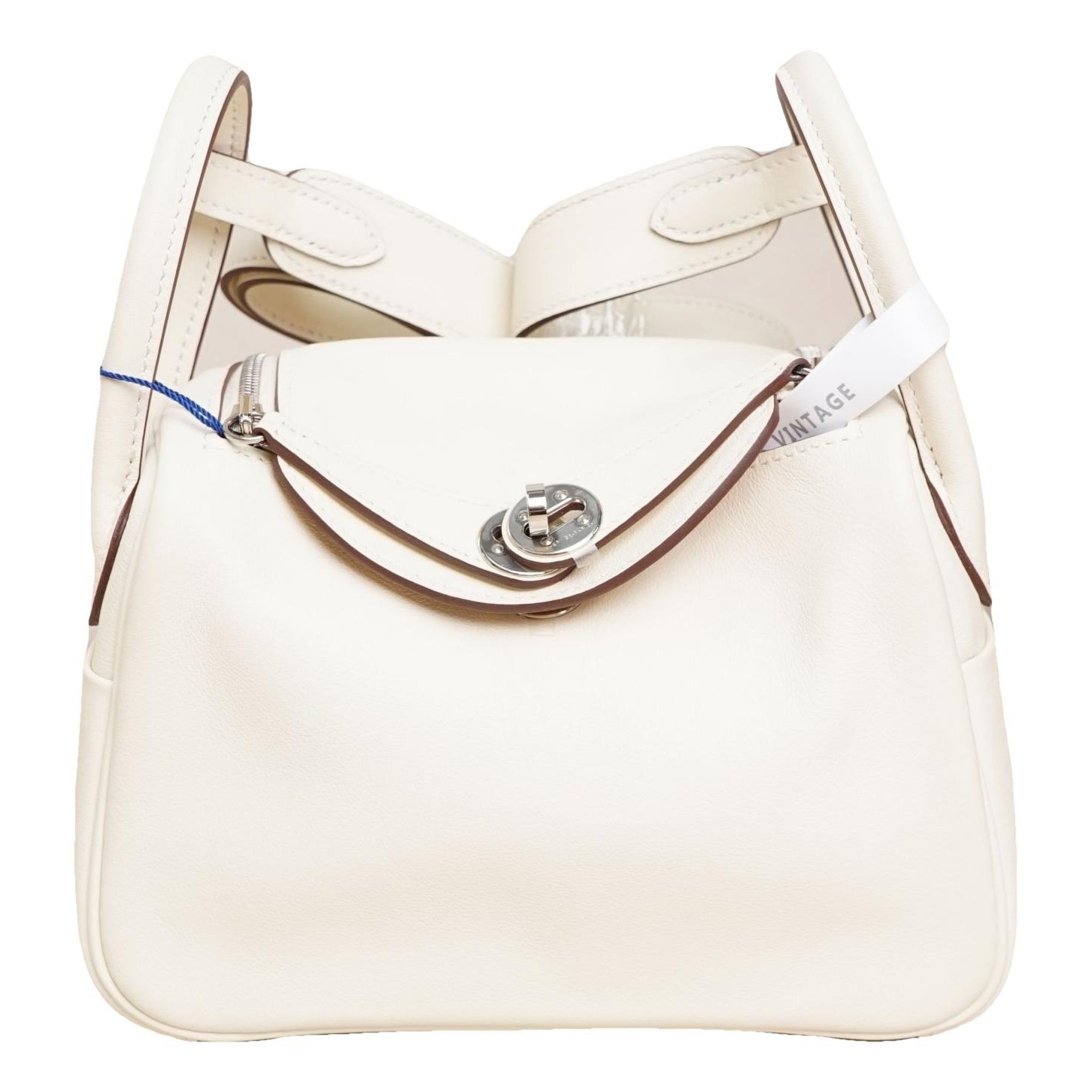 Hermes Lindy Handbag Craie