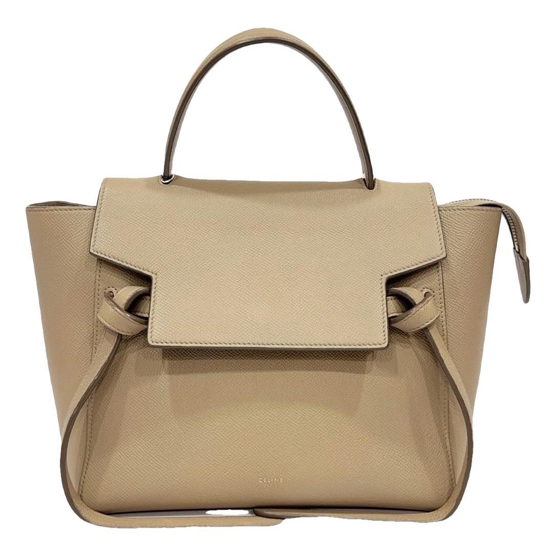 Belt leather handbag