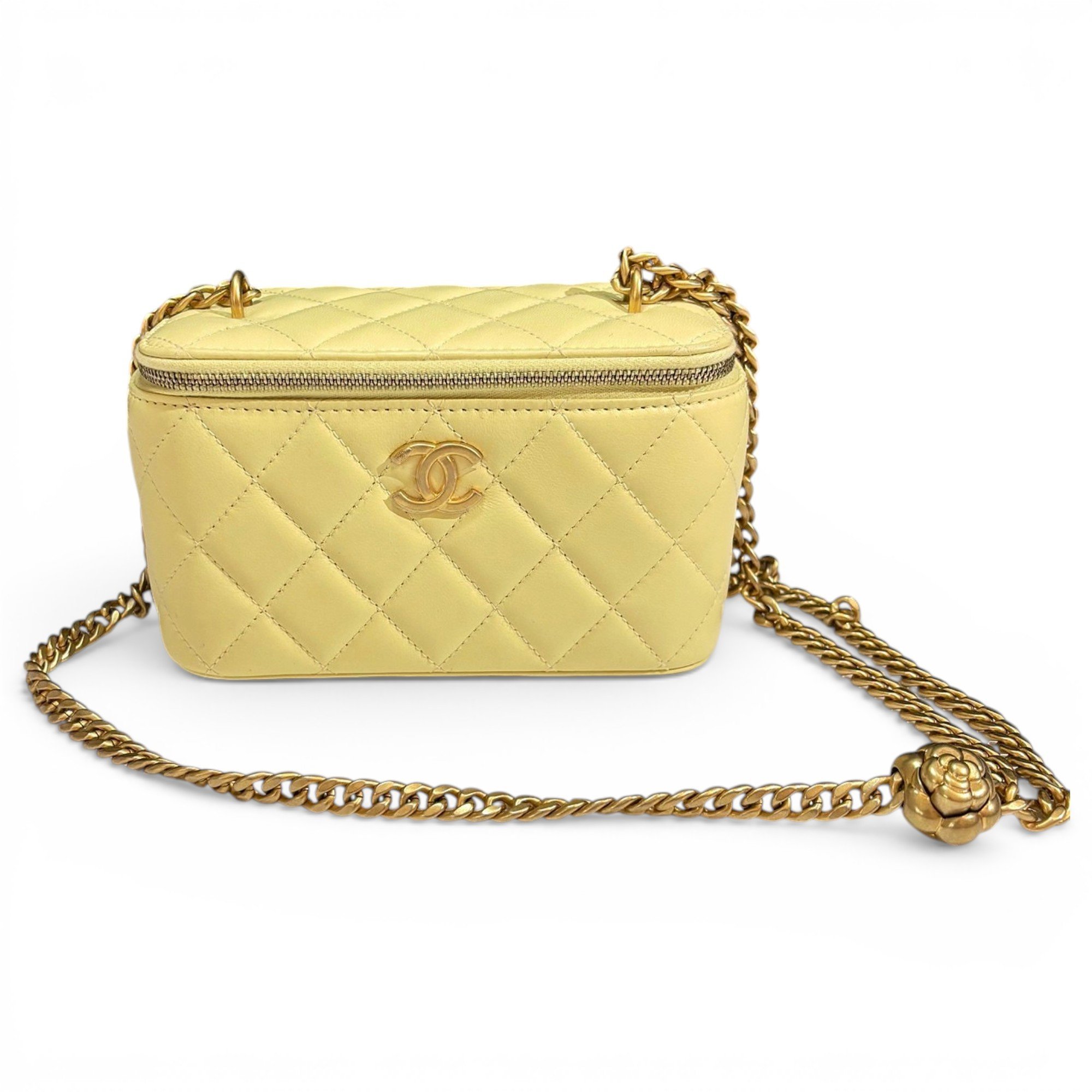 Trendy CC Vanity leather handbag