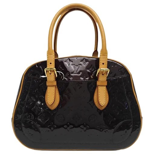 Patent leather handbag