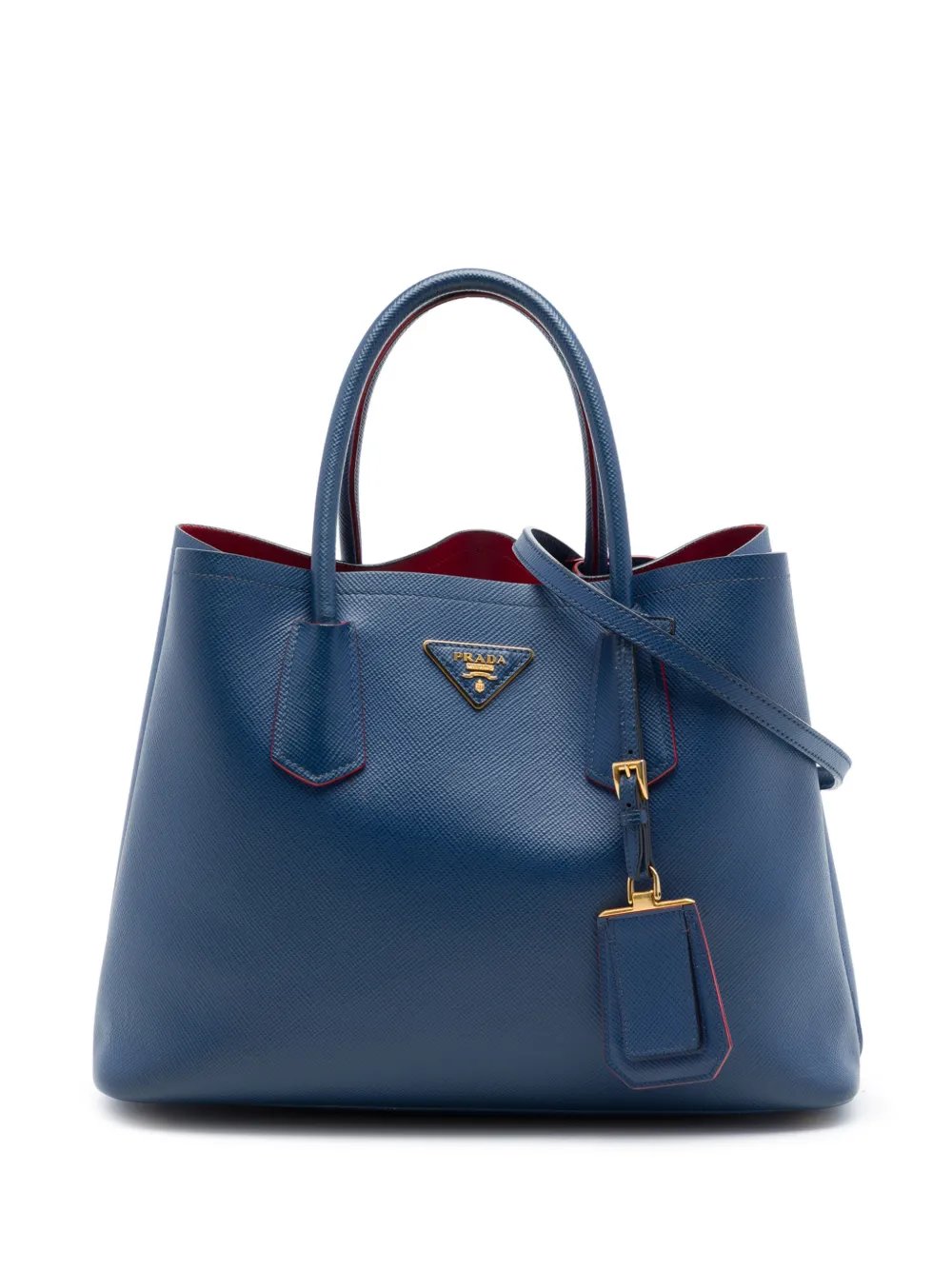 2010-2026 Medium Saffiano Cuir Double Handle satchel