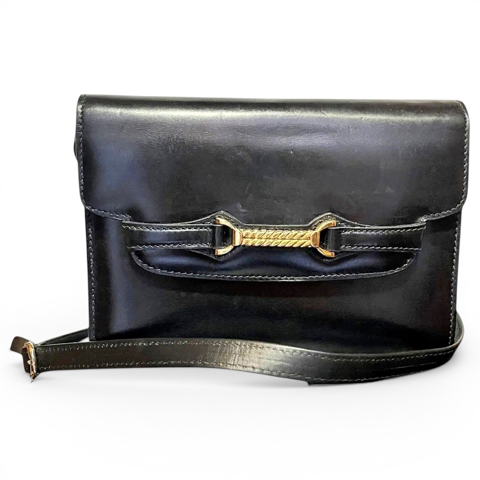 Leather crossbody bag