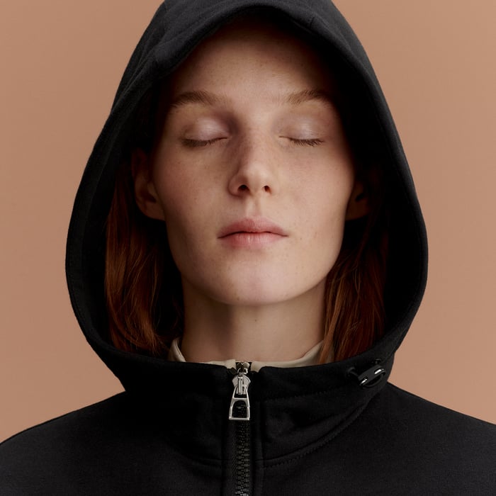 Noir Hermès Fit Sweatshirt