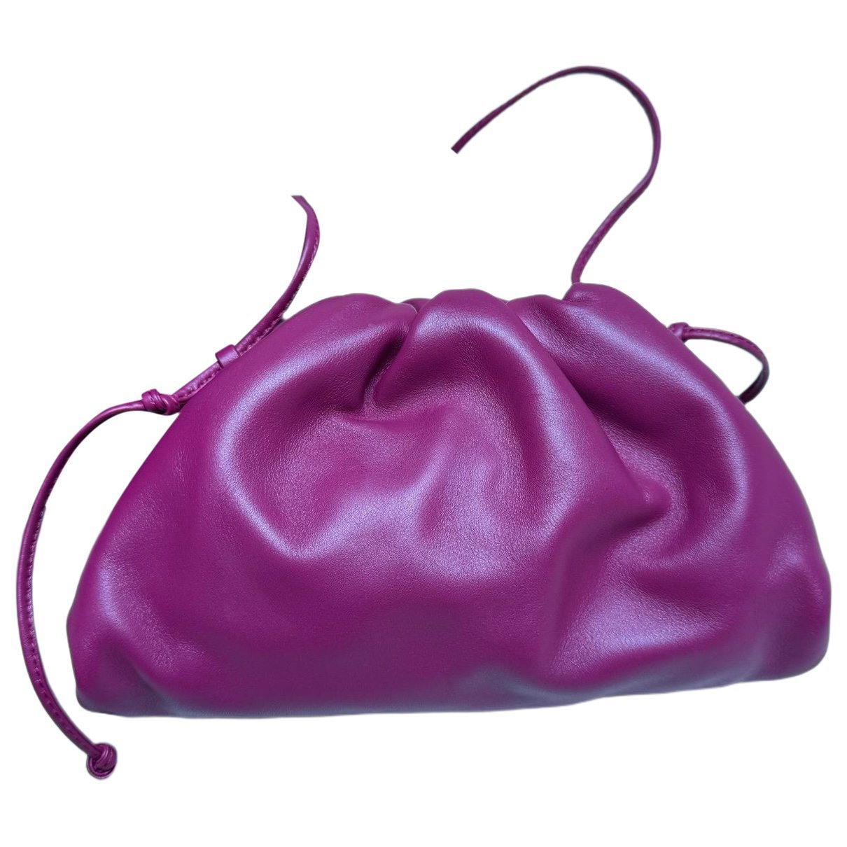 Pouch leather handbag