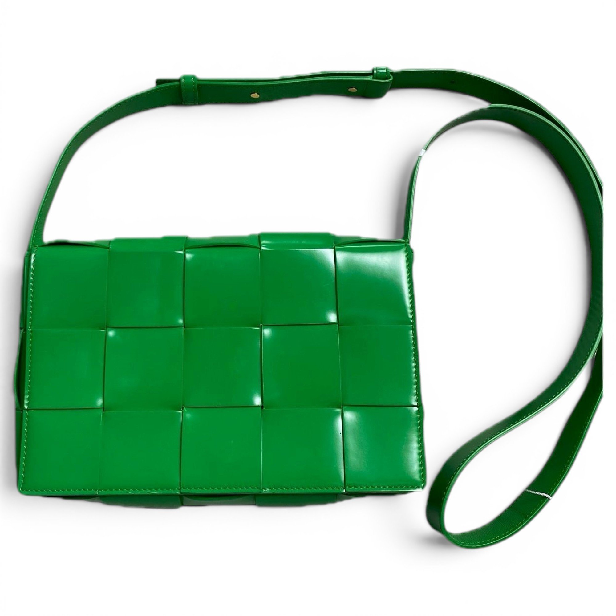 Cassette leather handbag