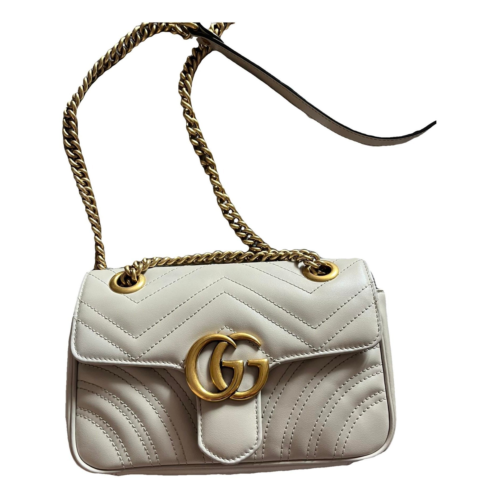 GG Marmont Flap leather crossbody bag