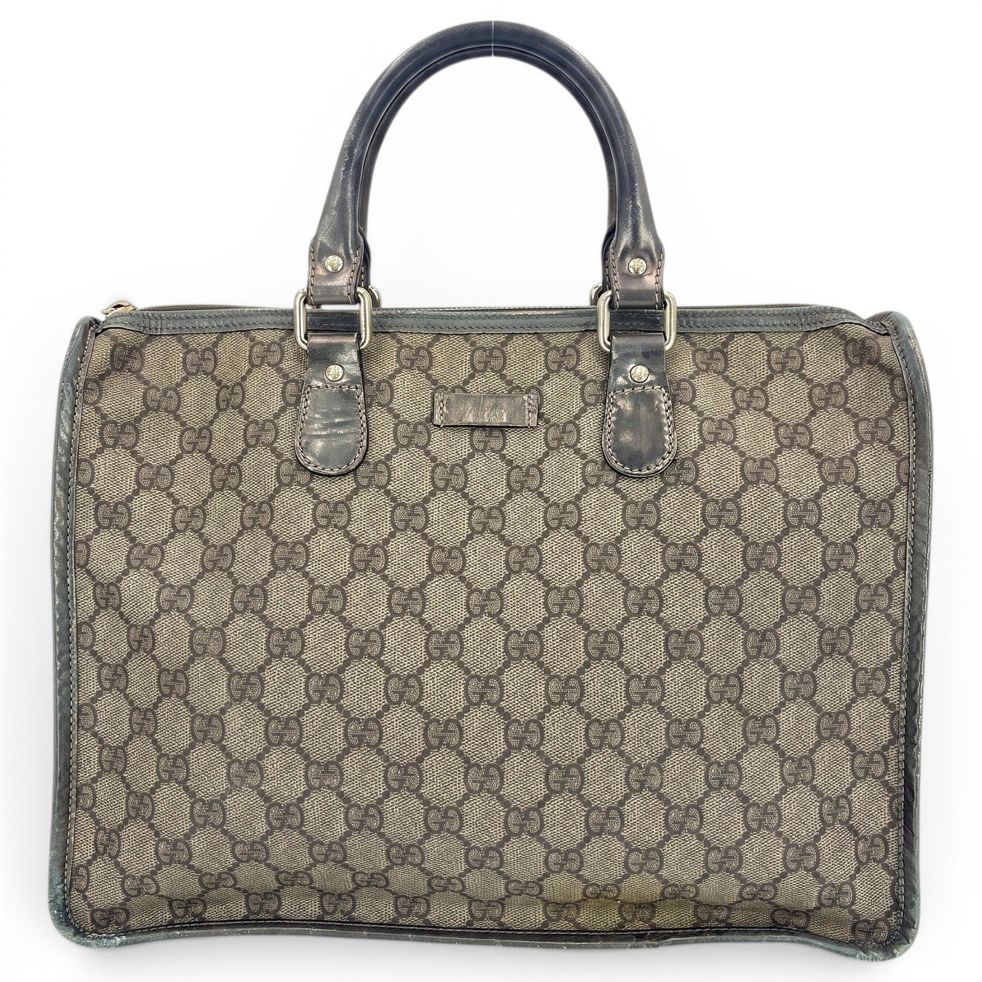 Boston leather handbag