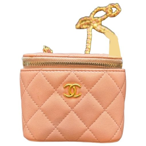 Trendy CC Vanity leather handbag