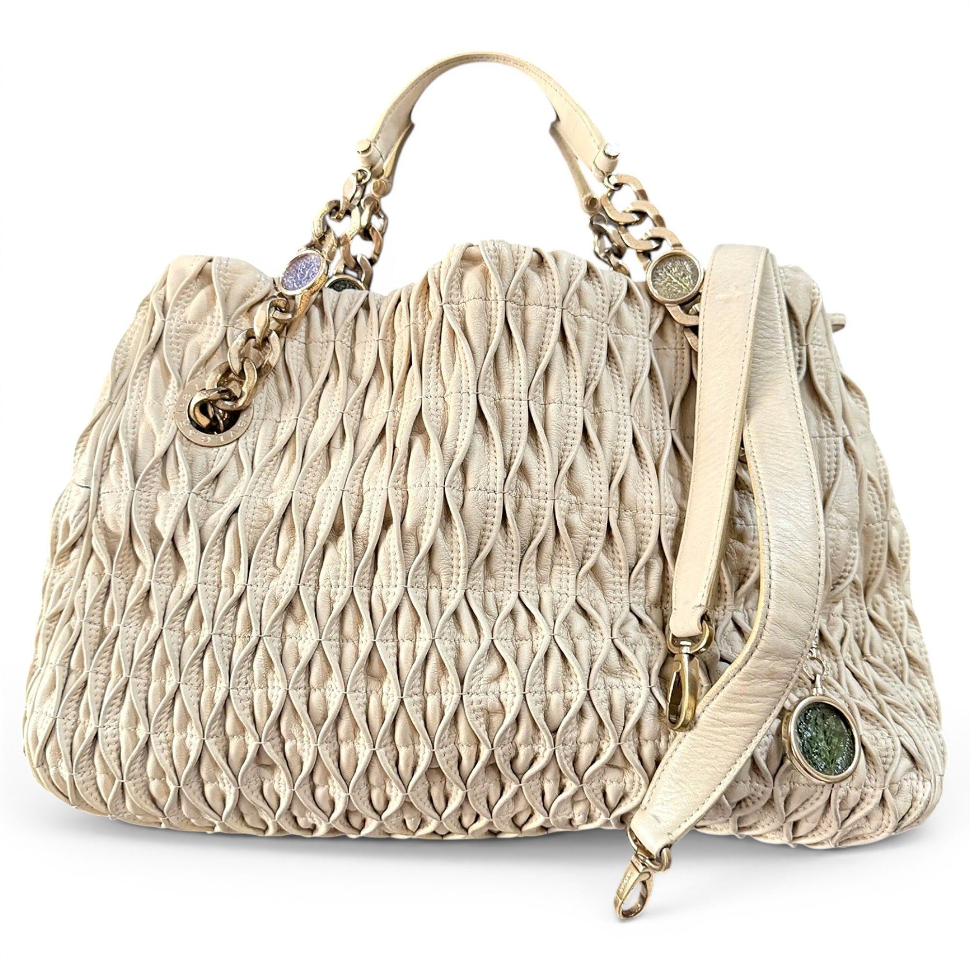 Leather handbag