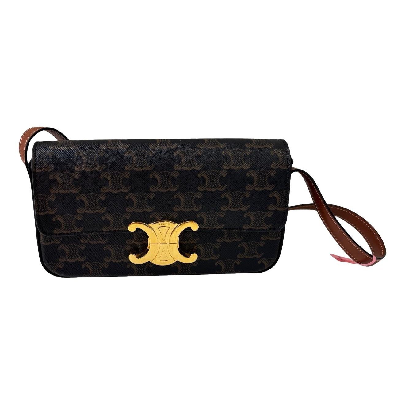 Triomphe Long leather handbag