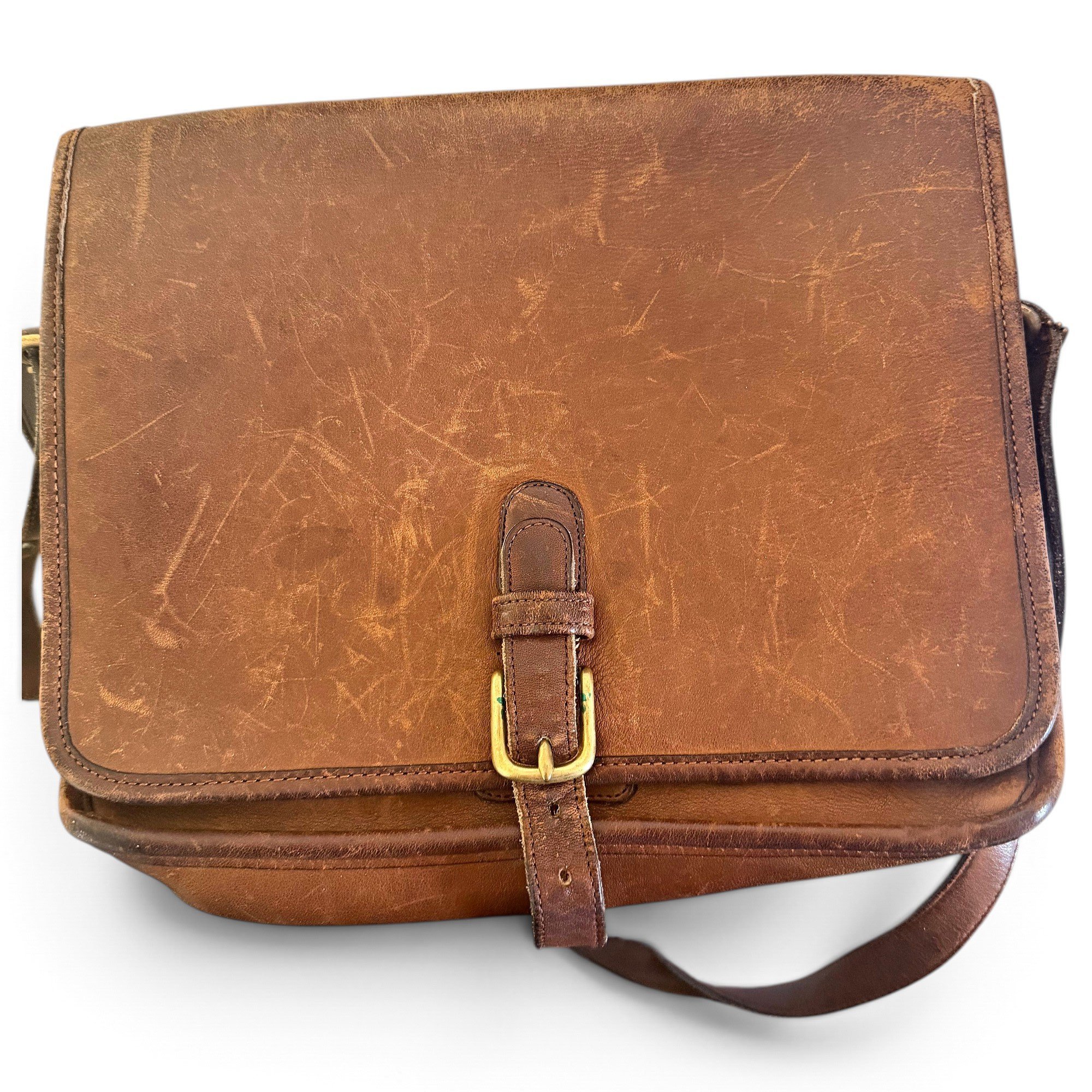 Leather crossbody bag