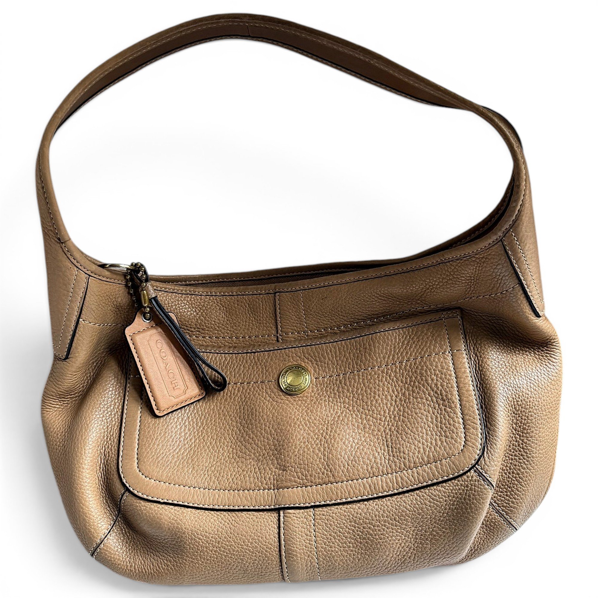 Leather handbag