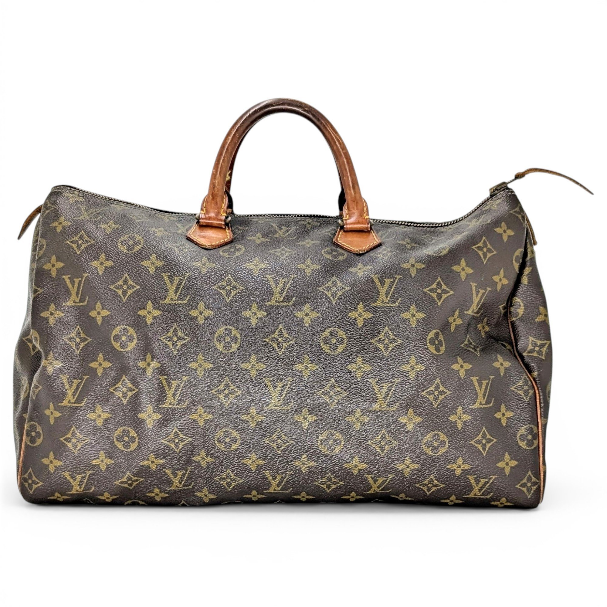 Speedy leather handbag