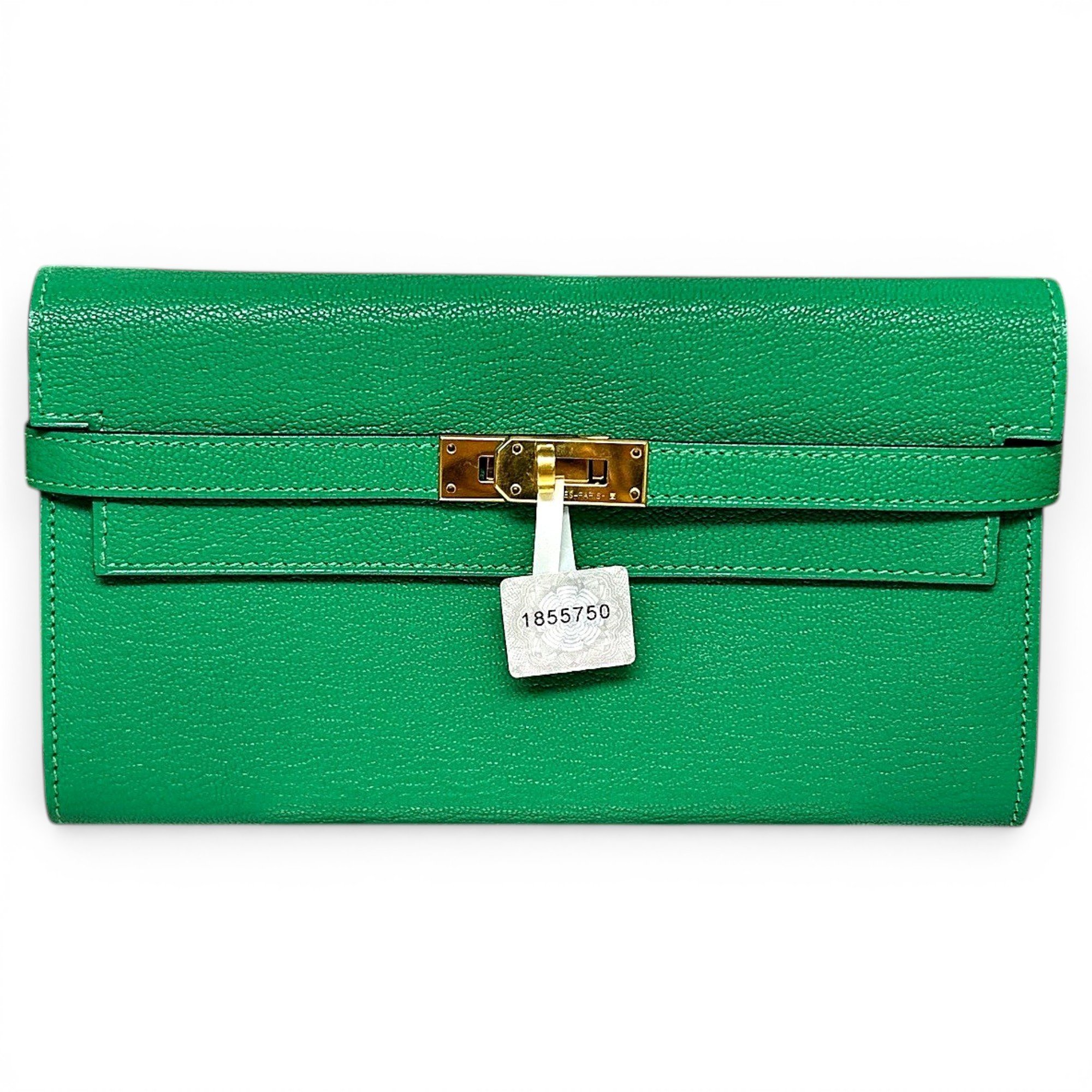 Kelly to go leather clutch bag