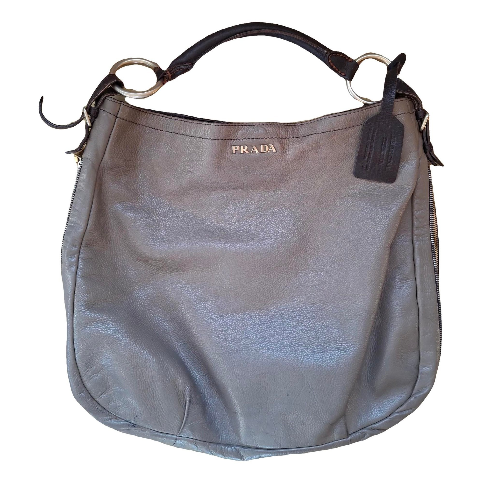 Leather tote