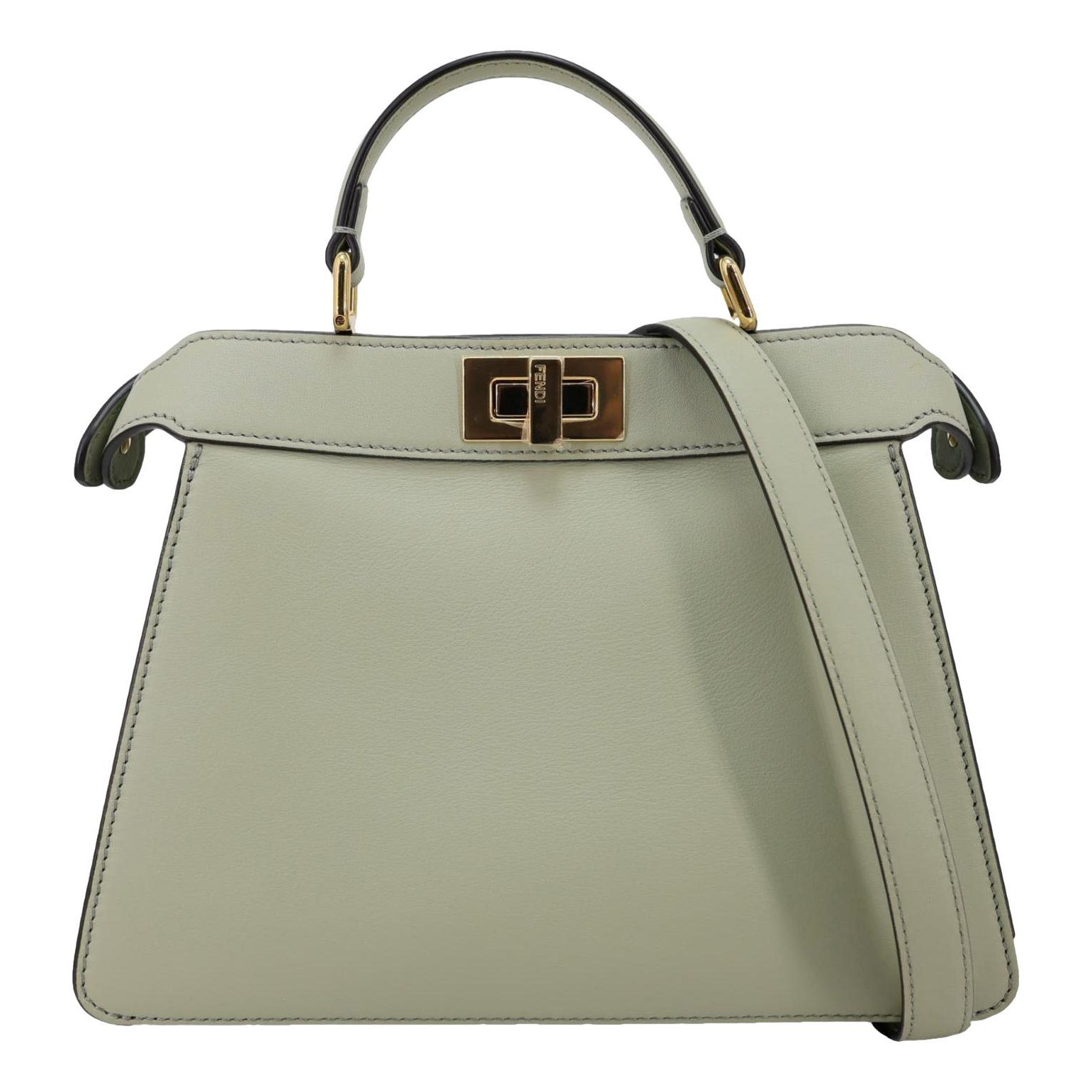 Peekaboo leather handbag
