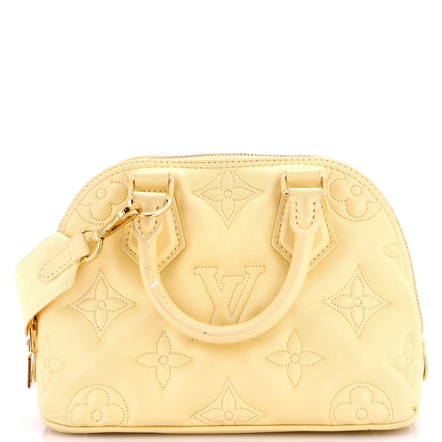 Alma Handbag Bubblegram Leather BB