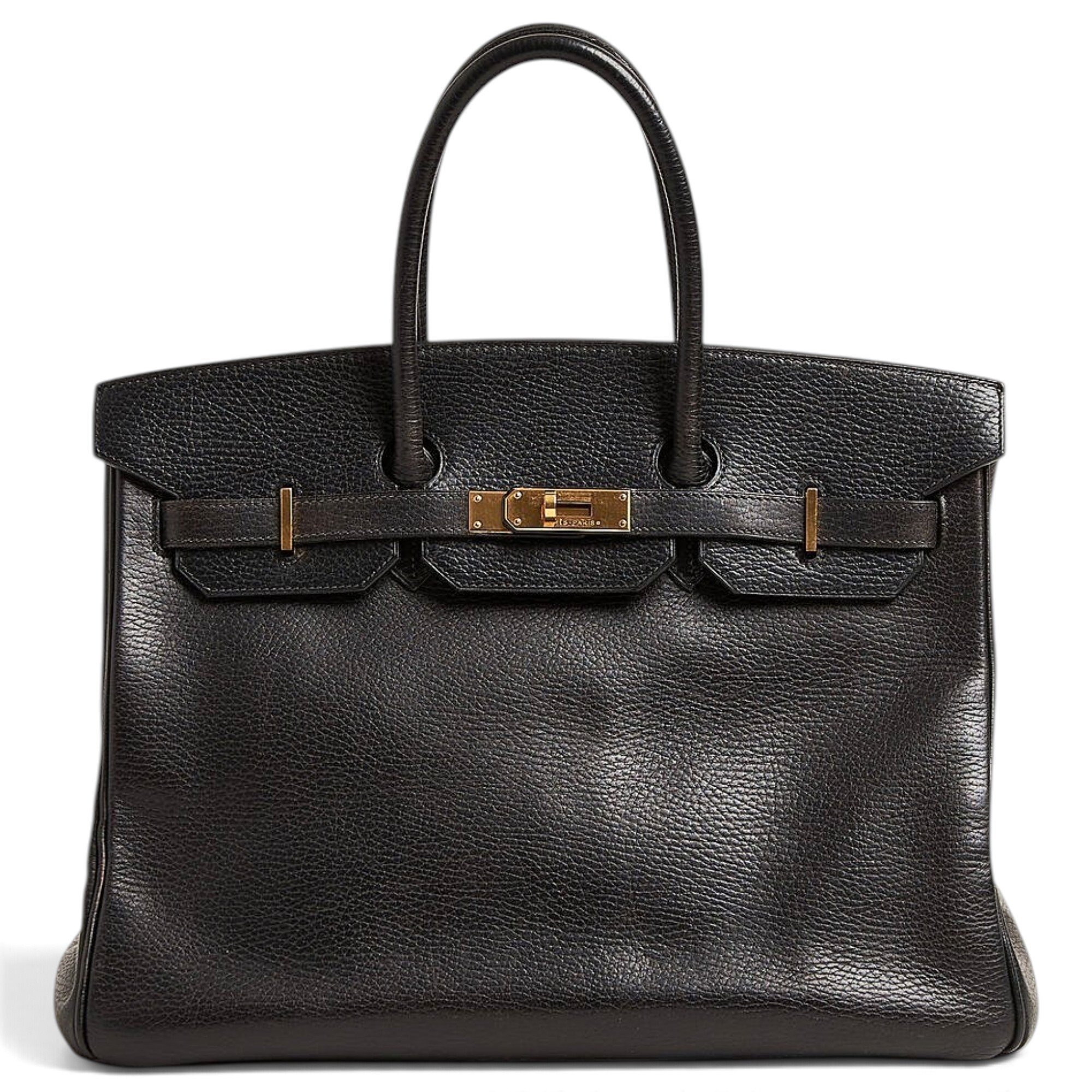 Hermes Birkin 35 Handbag Ardennes Leather 1984