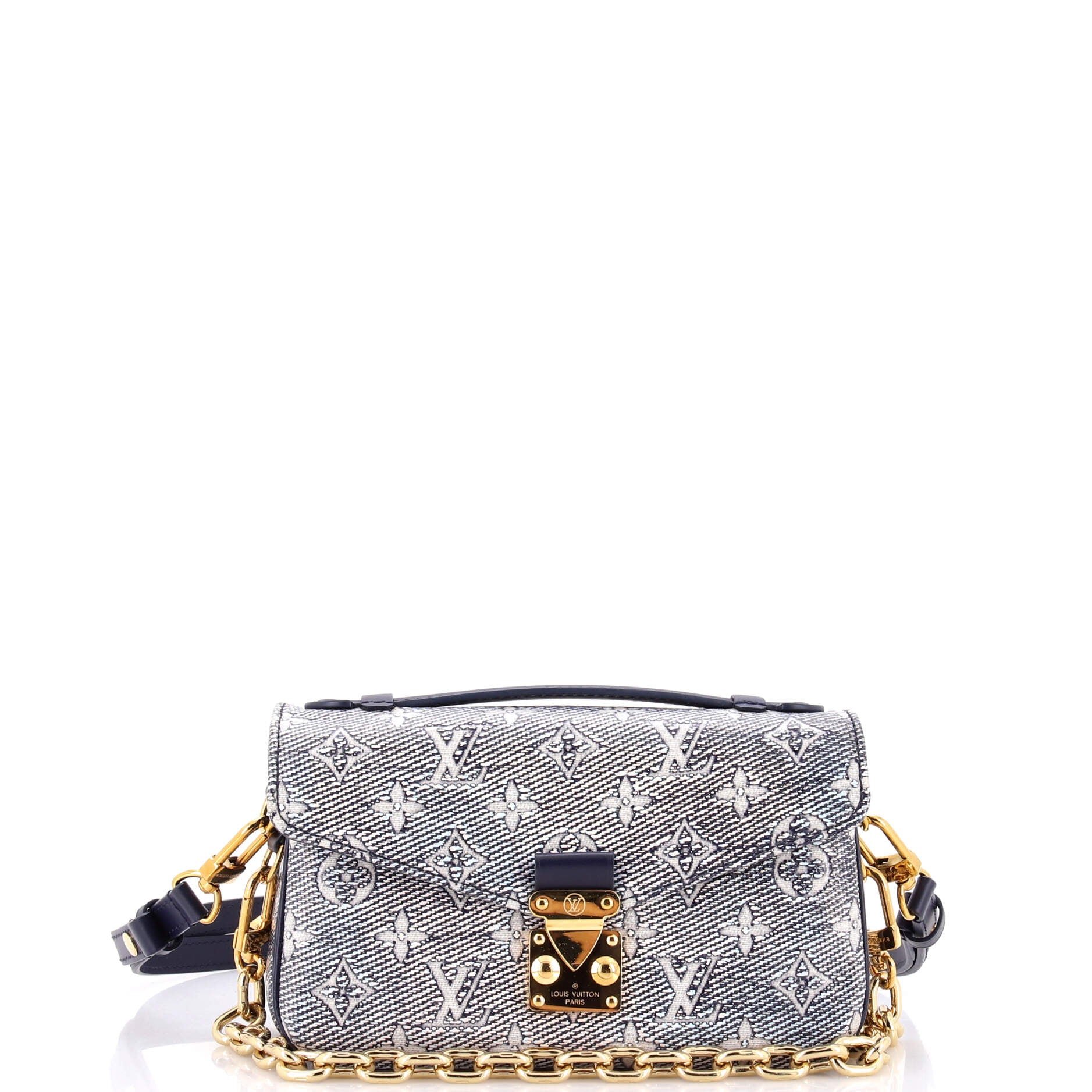Pochette Metis Monoglam Jacquard Canvas East West