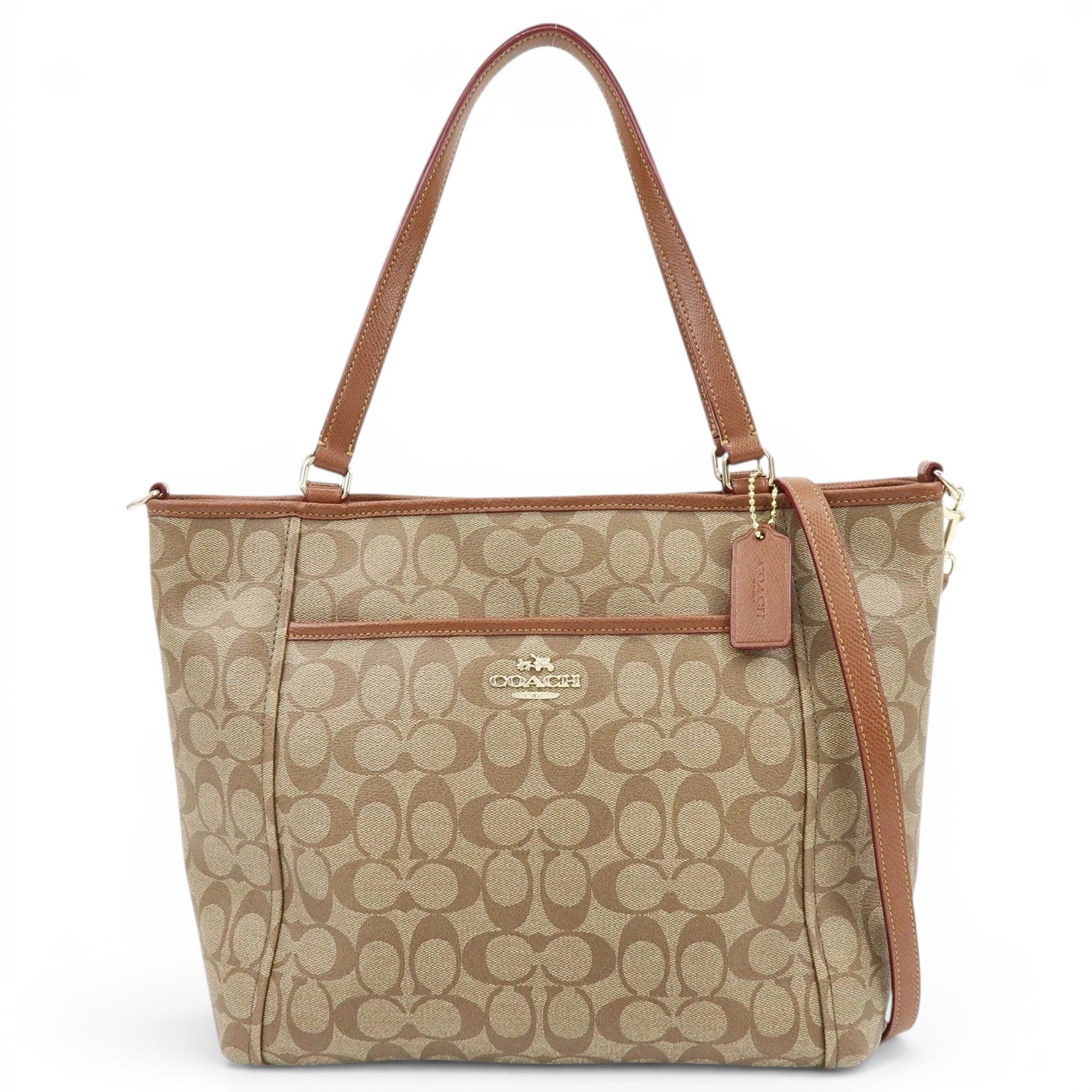 Leather tote