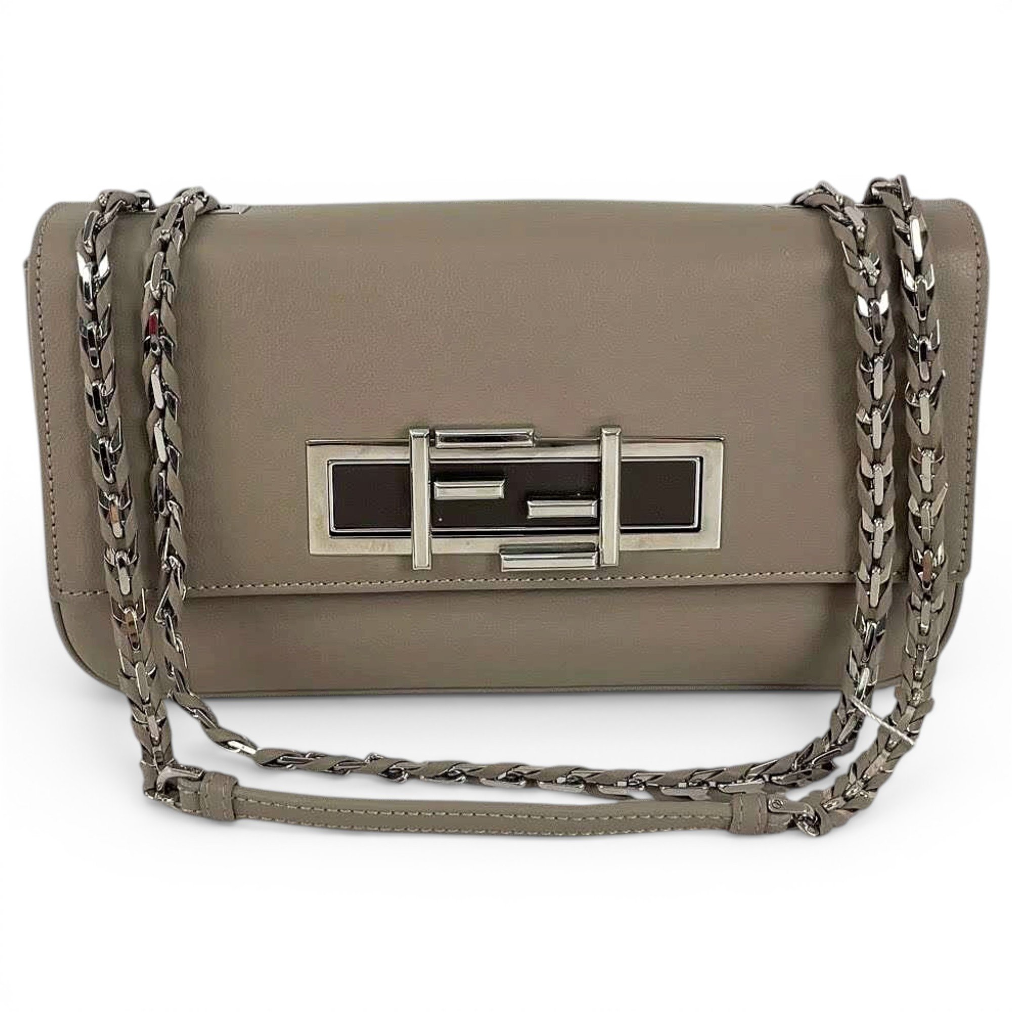 Baguette leather handbag