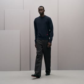 "Broderie coccinelle" crewneck cashmere sweater