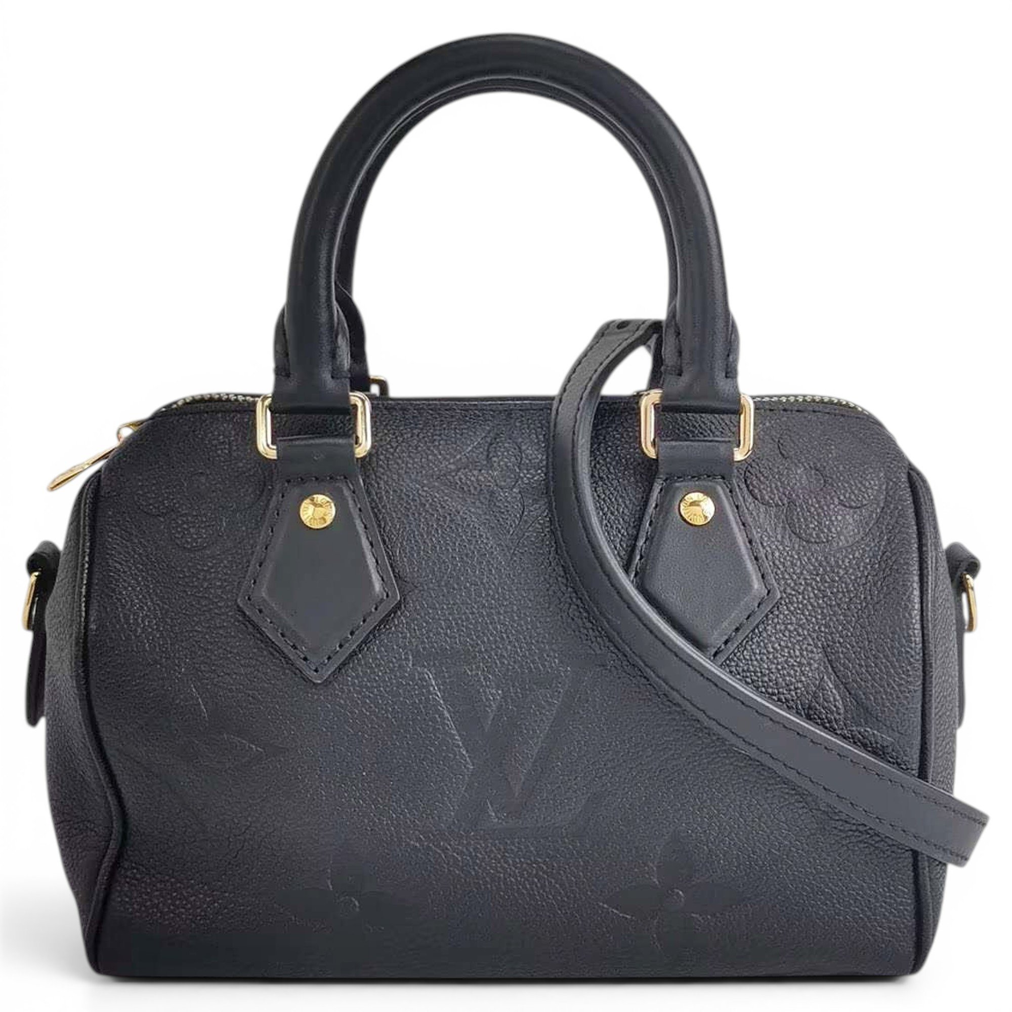 Speedy leather handbag